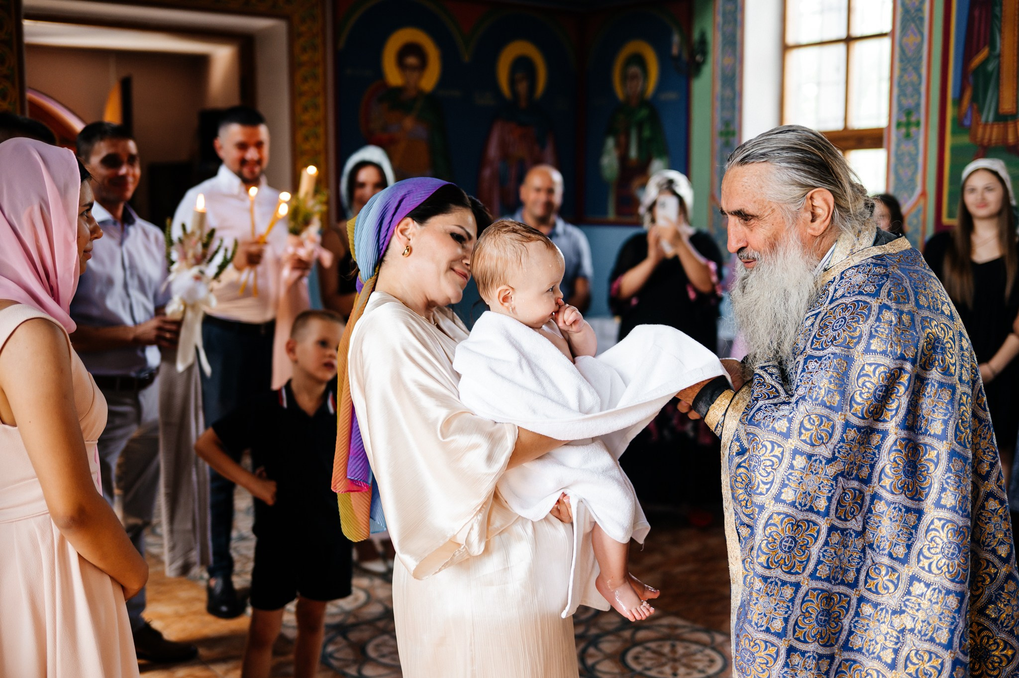 Botezul Miriam. Fotograf Cătălina Munteanu