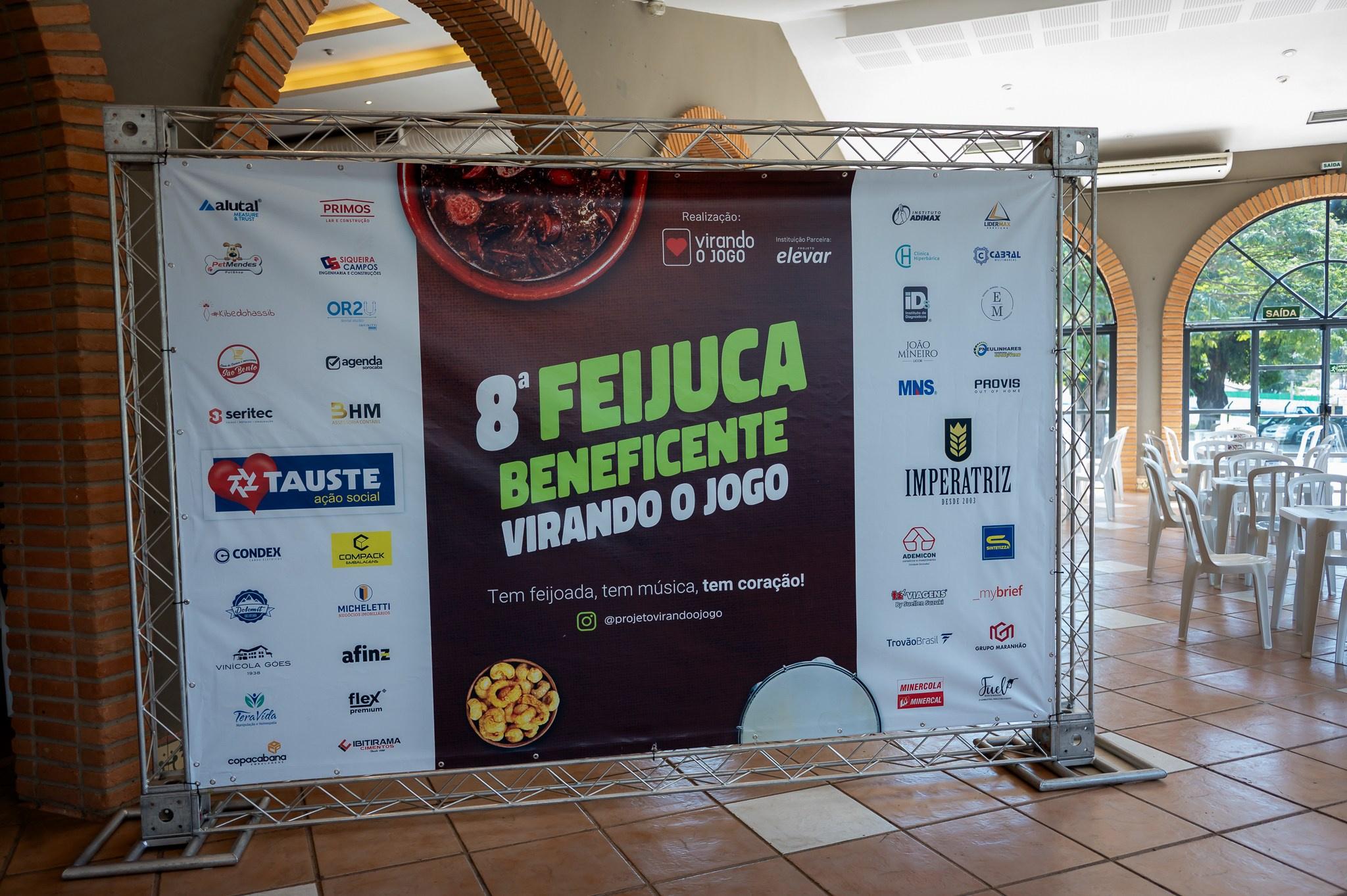 Virando o Jogo- Feijoada Beneficente. Edvania Moreira