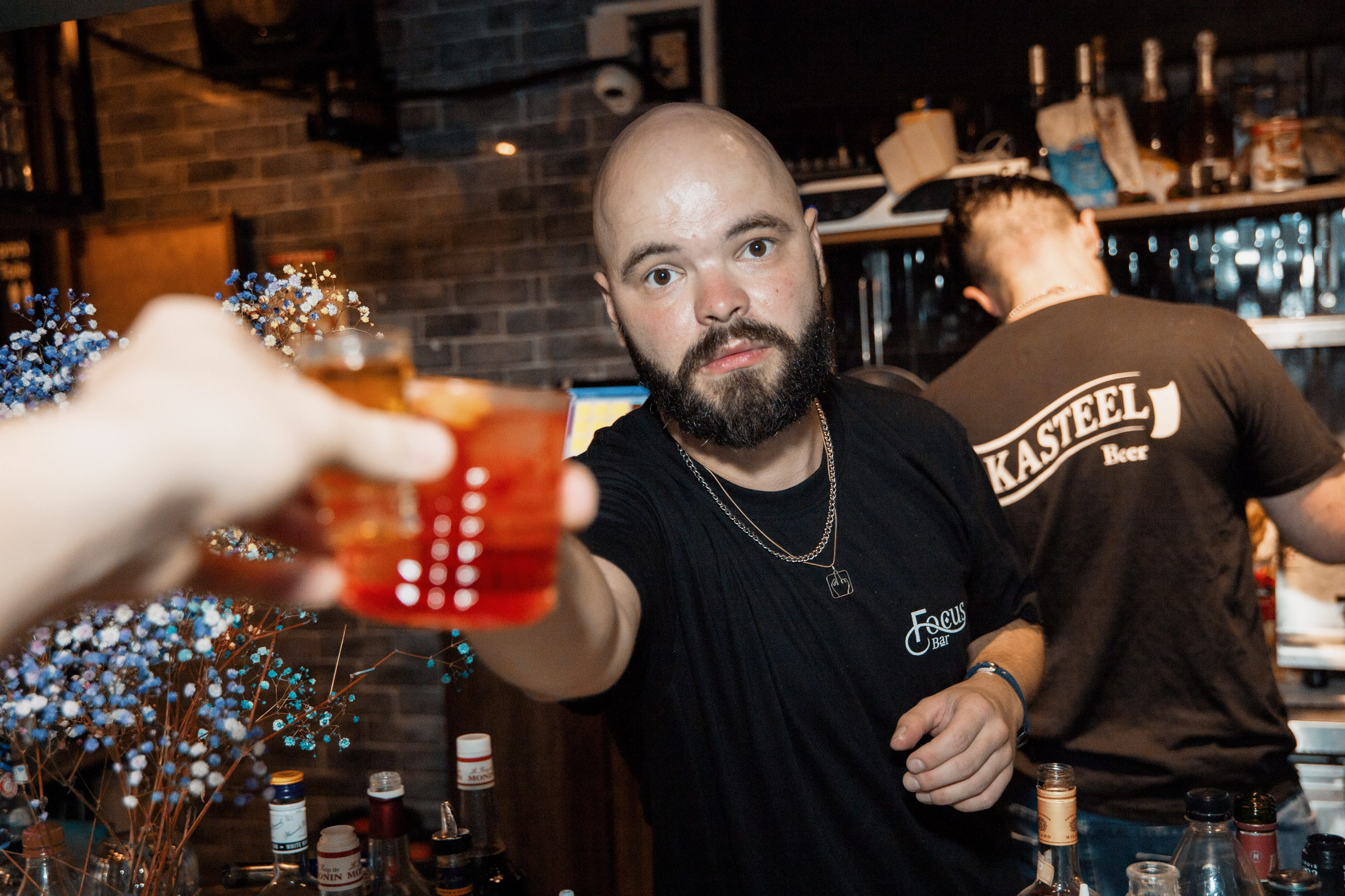 Контентная съемка для бара Focus. Портретный и репортажный фотограф в Израиле Рома Бирман