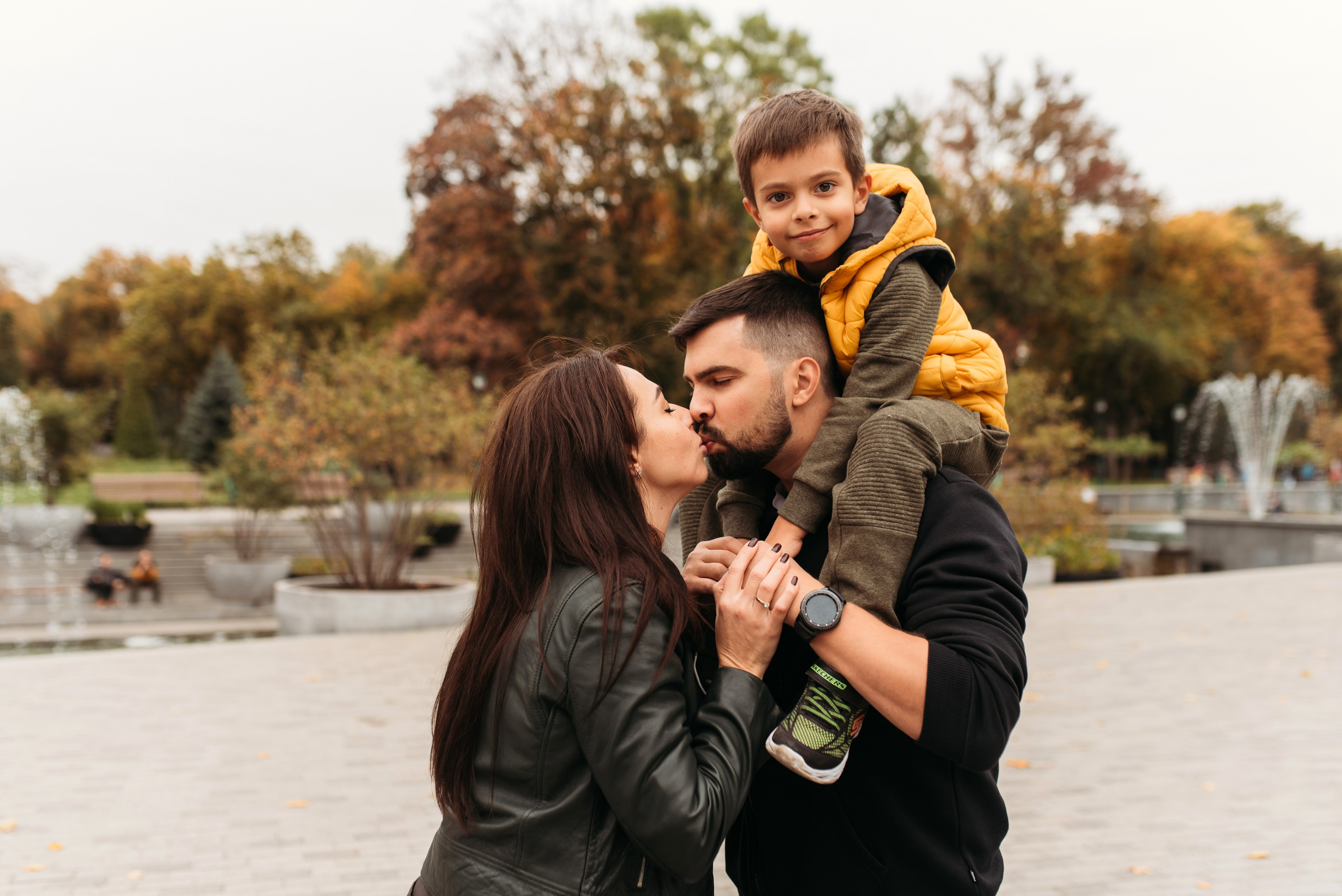 Herbst im Central Park. Familien- und Hochzeitsfotografin. Ich arbeite in Koblenz und Rheinlan
