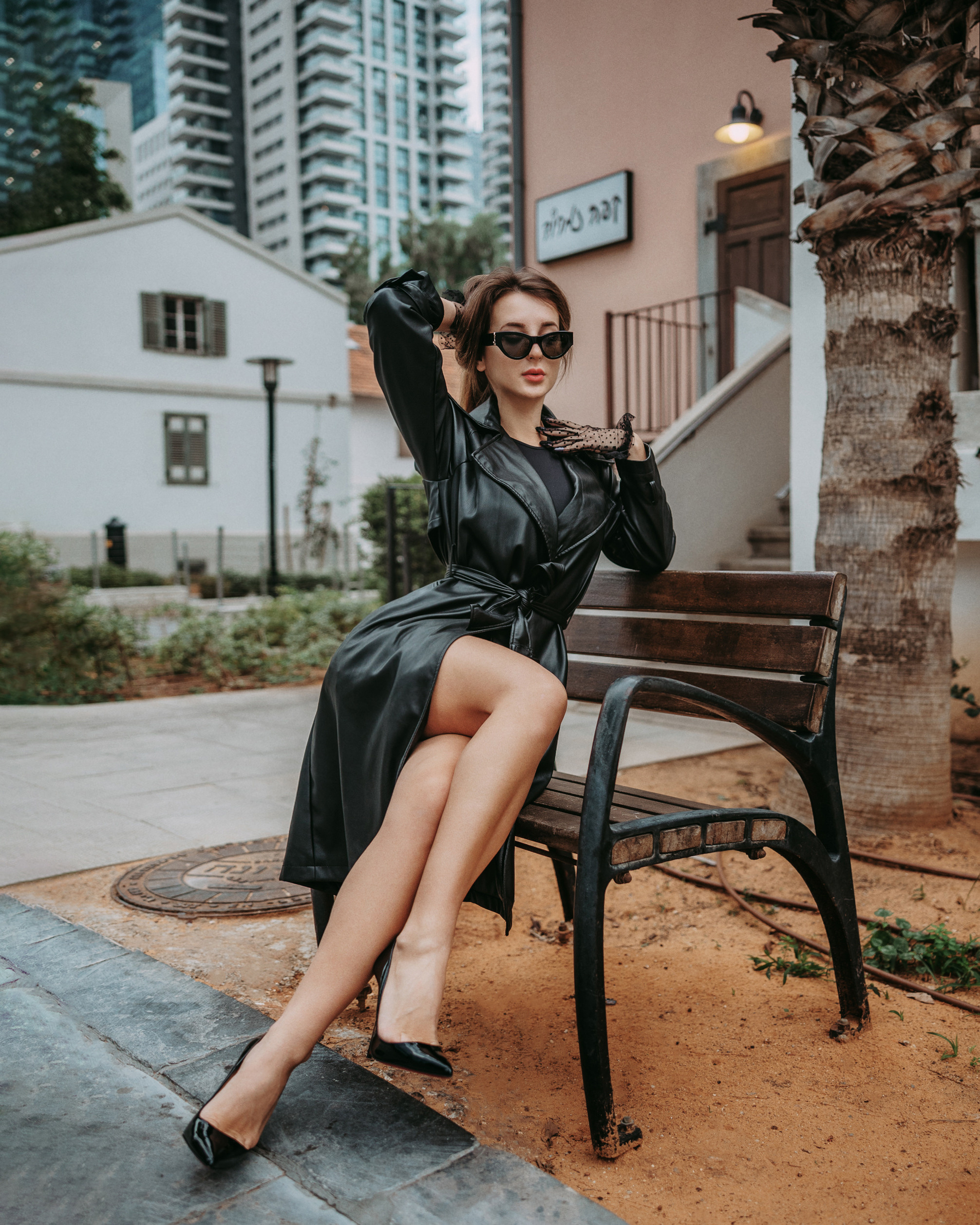 Model Anyuta KZM at Sarona, Tel Aviv. George TLV — профессиональный фотограф и ретушёр, Израиль / Profession