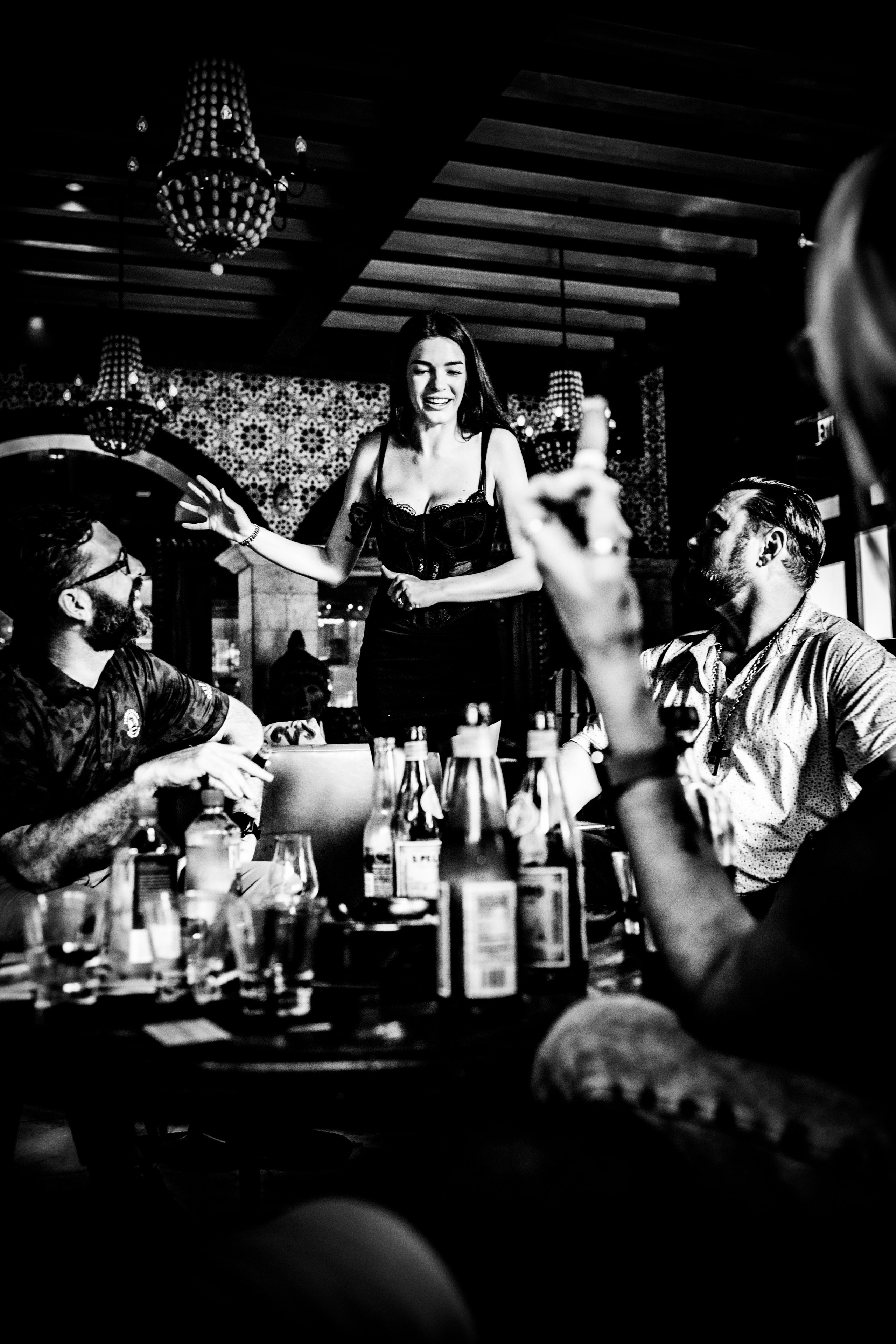 Burn Black and White Series. Out and About 239