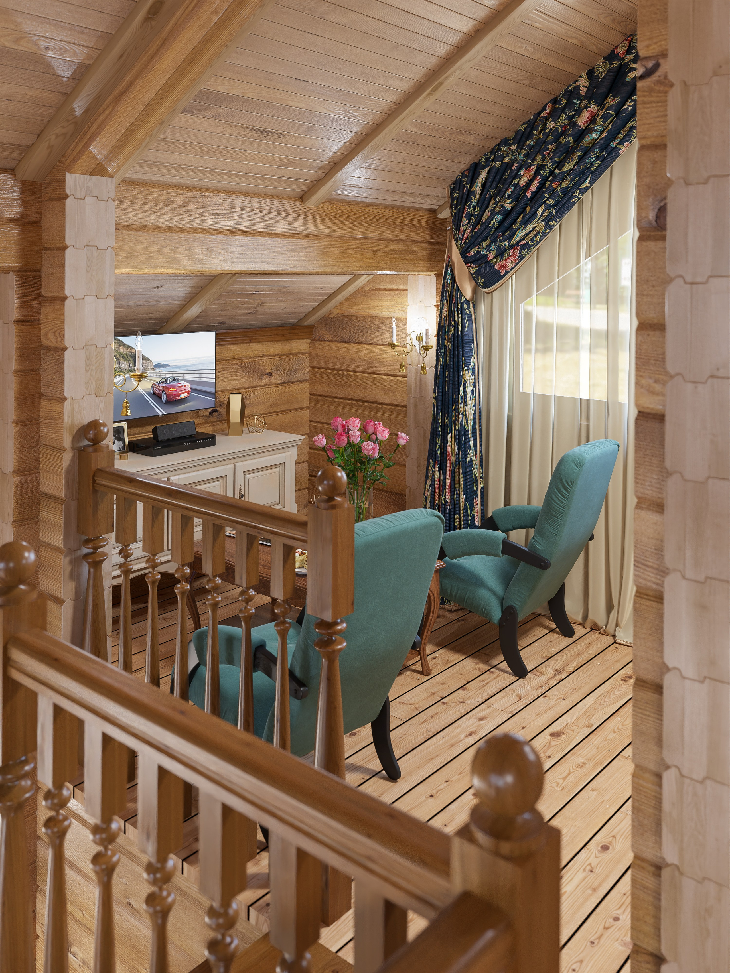 2 этаж Мансарда. Гостевая