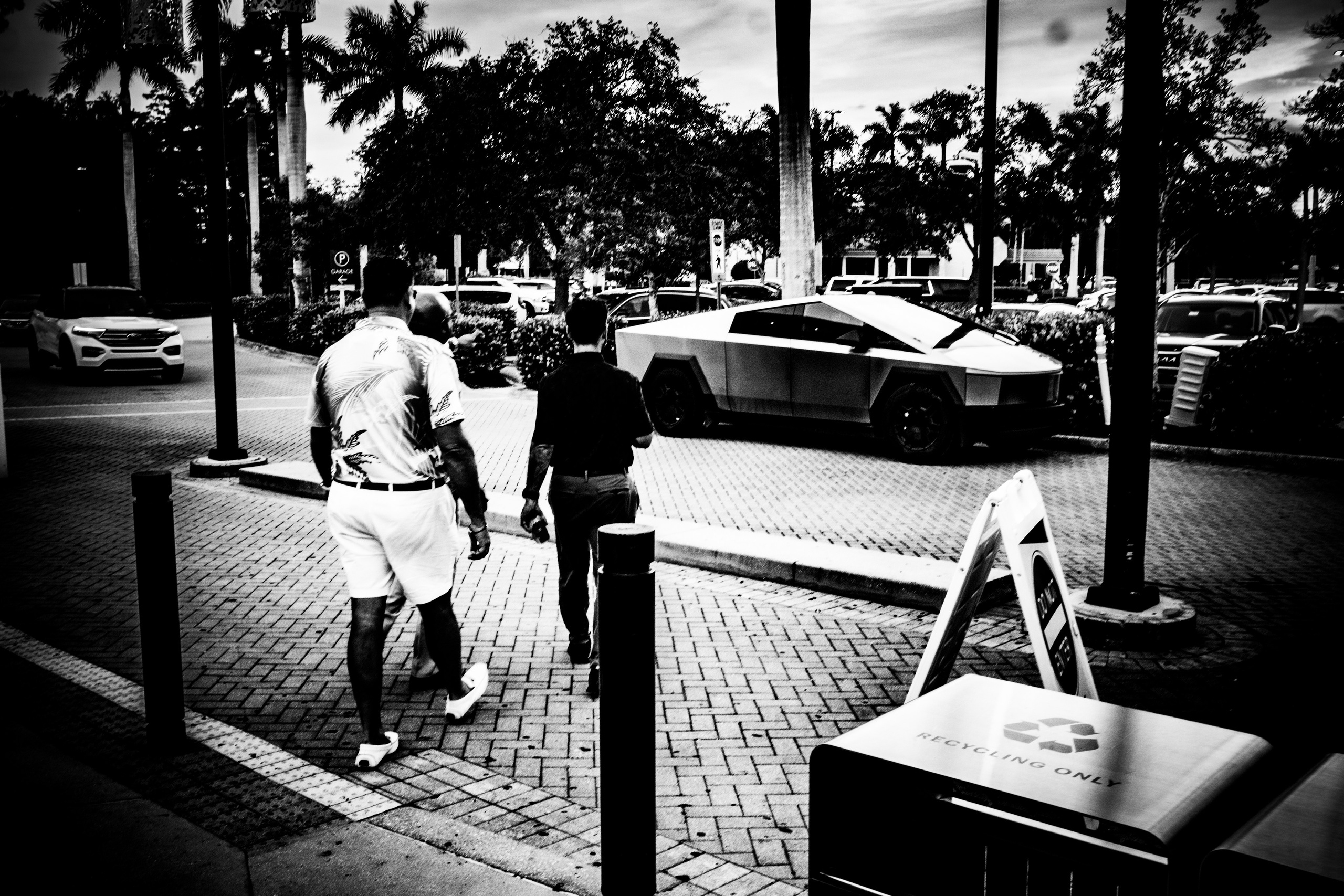 Burn Black and White Series. Out and About 239