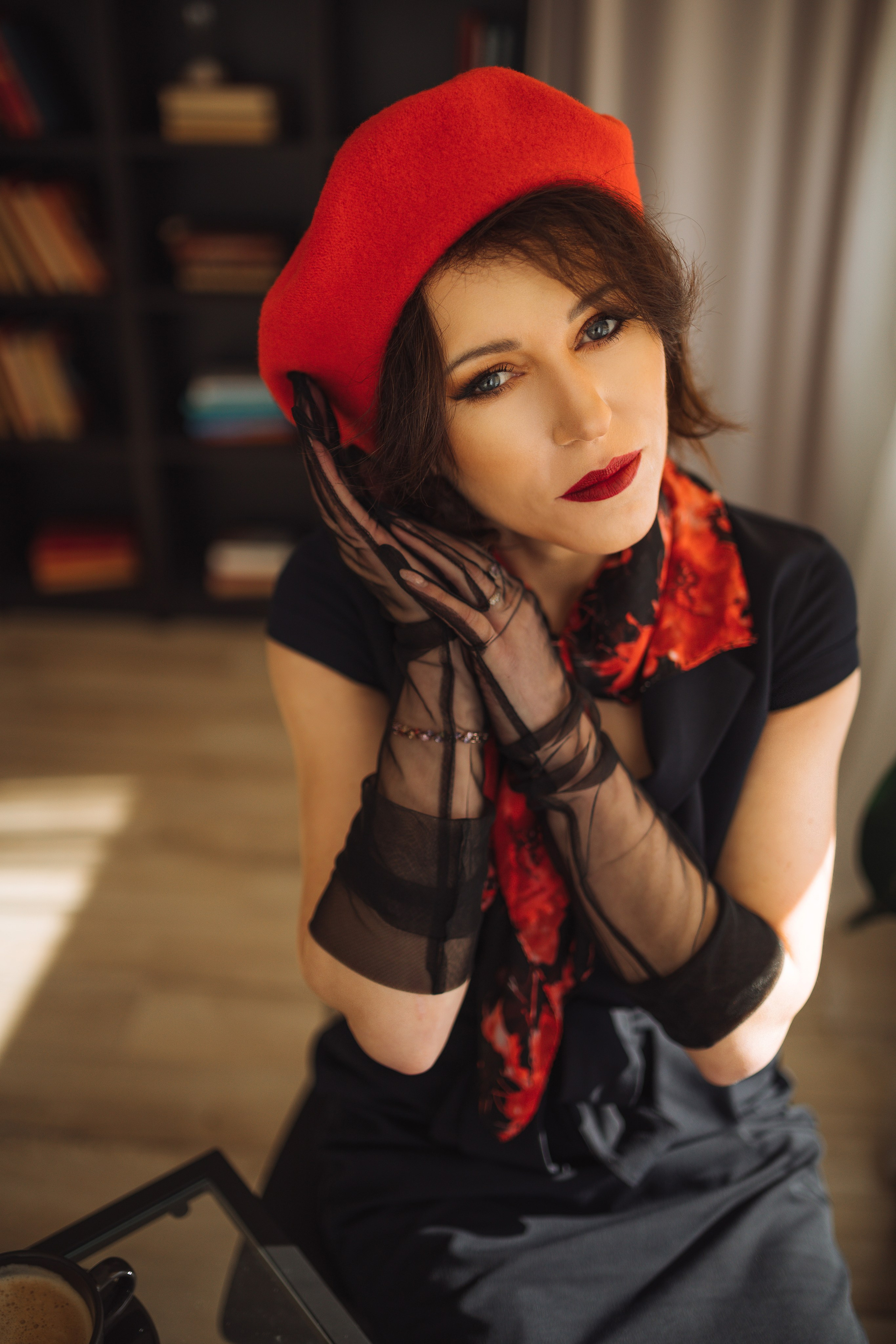 Individuālā sarkanos toņos. Fotogrāfs Rīgā — Katerina Gordik