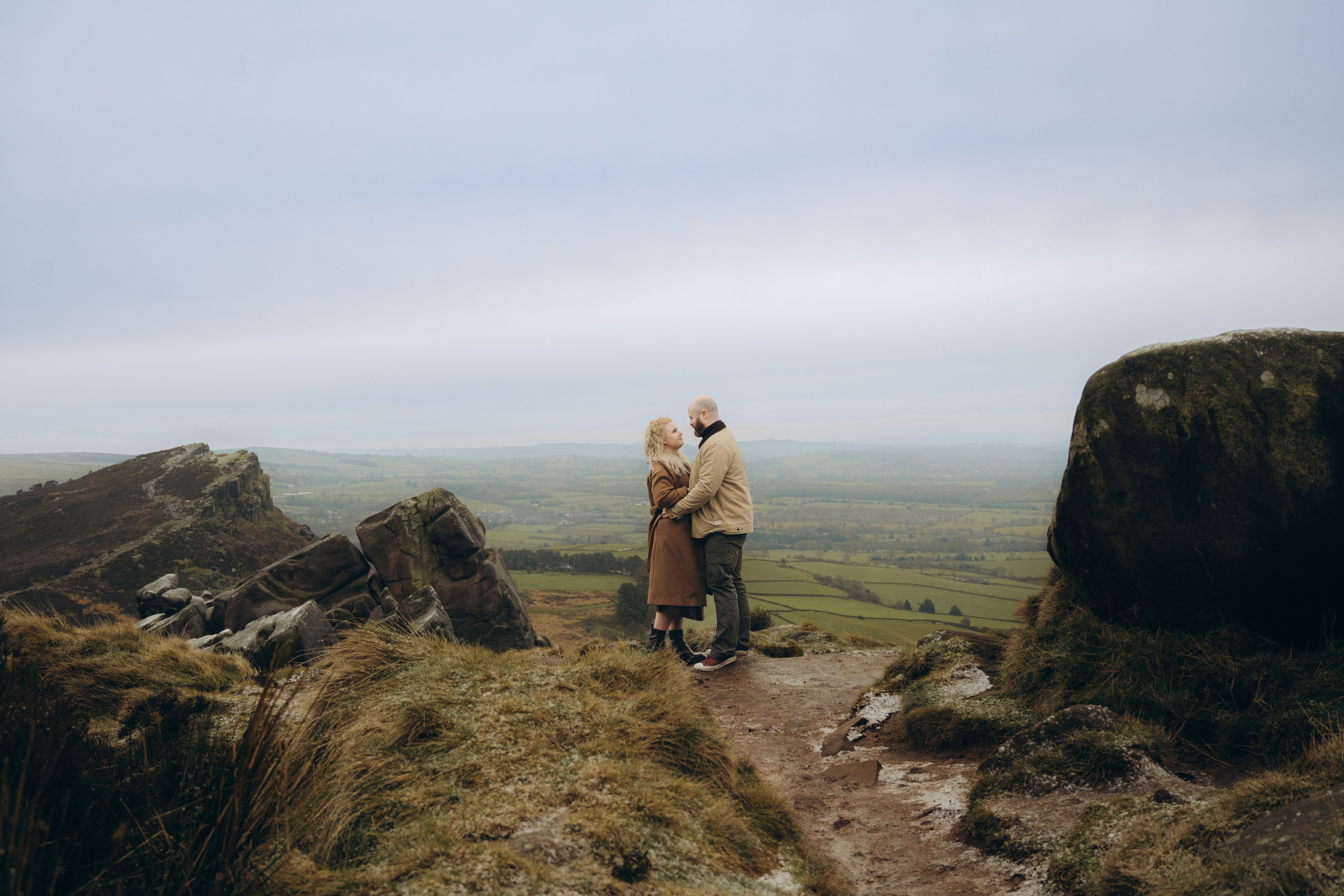 L & C in Peak District. Tania Gandrabur, photographer in West Midlands, England