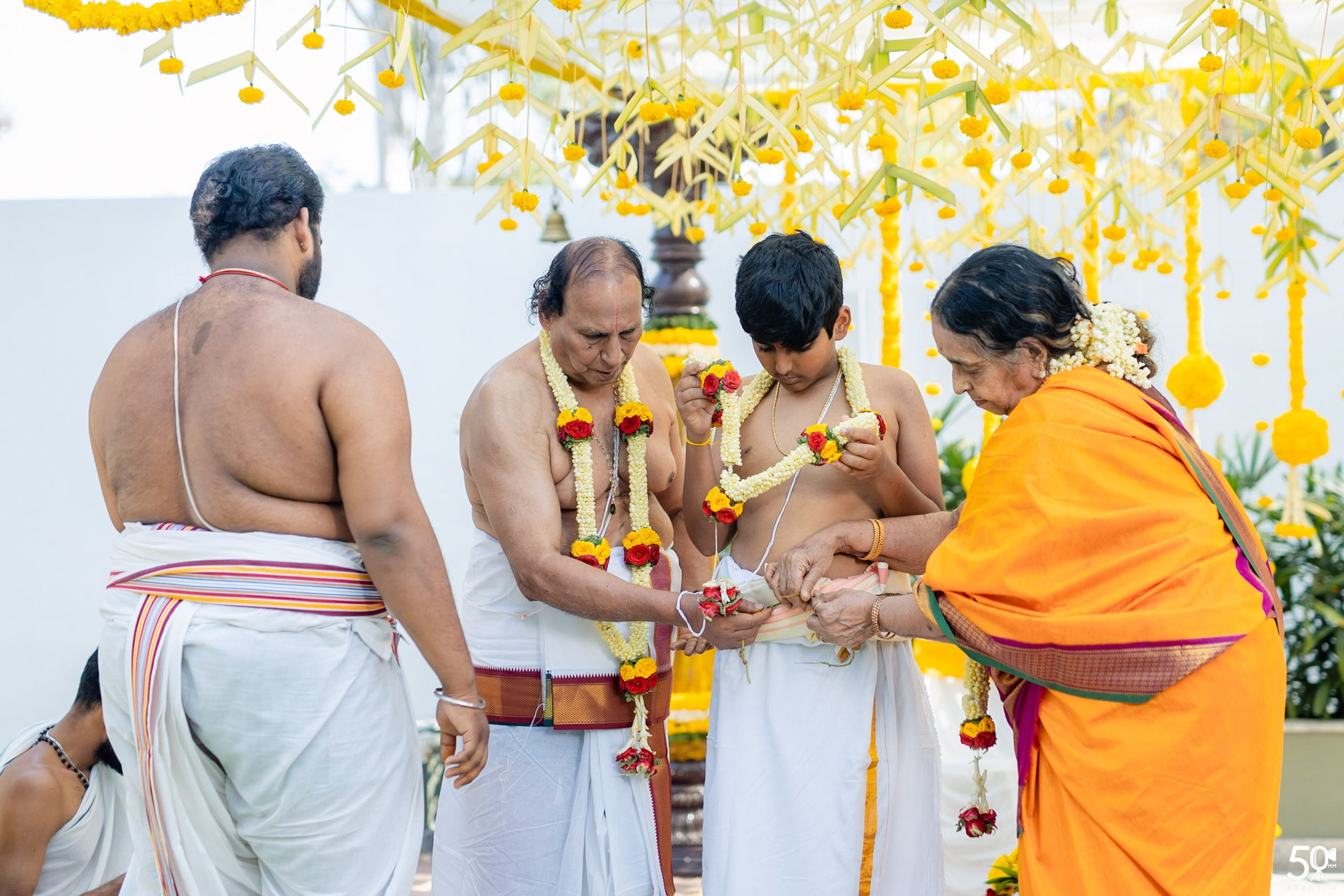 SANJAY AND SAKETH UPANAYANA. 50mm STUDIOS