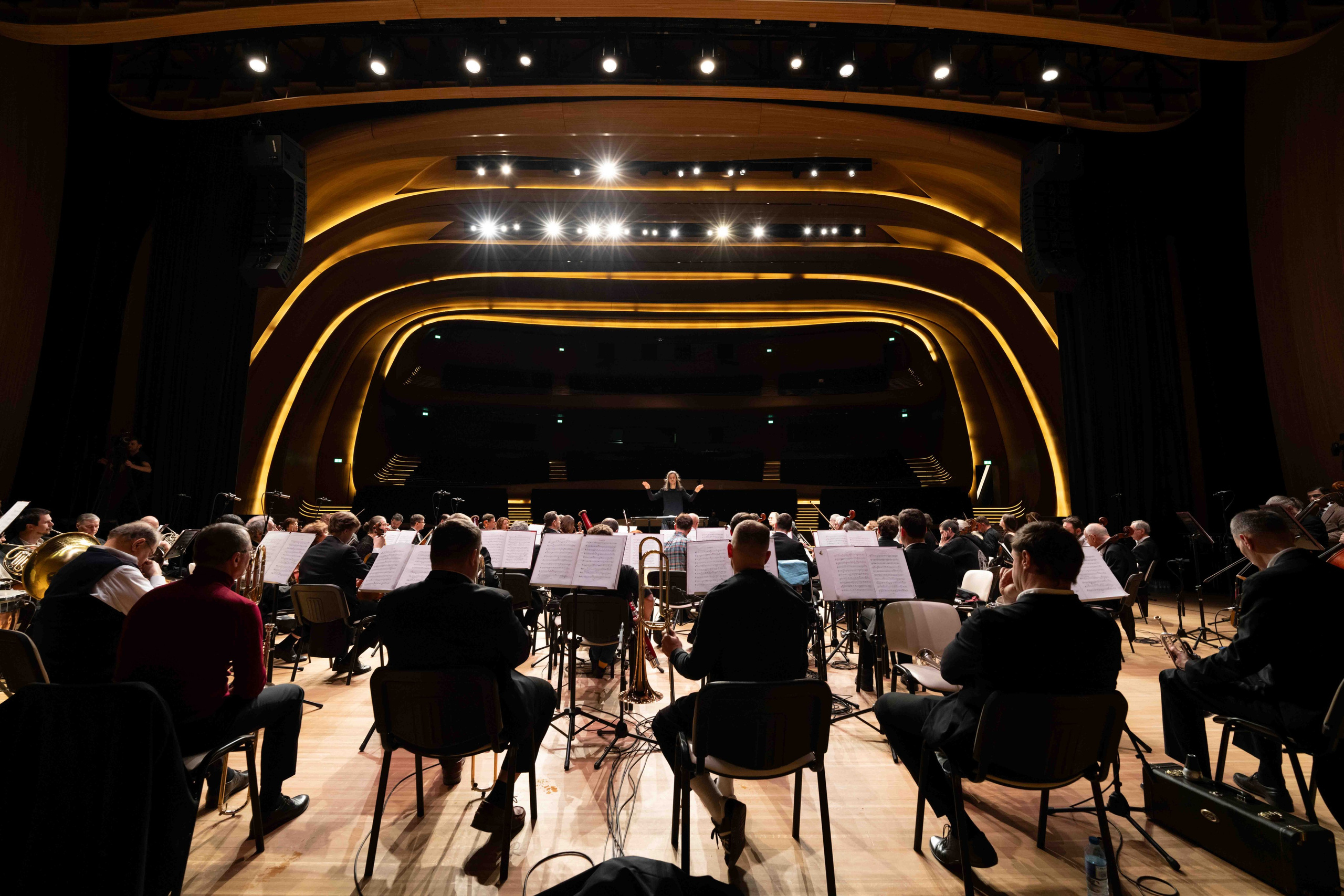 The Tchaikovsky Academic Grand Symphony Orchestra in Baku. Wedding&Event photographer Ismail Rzayev in Baku