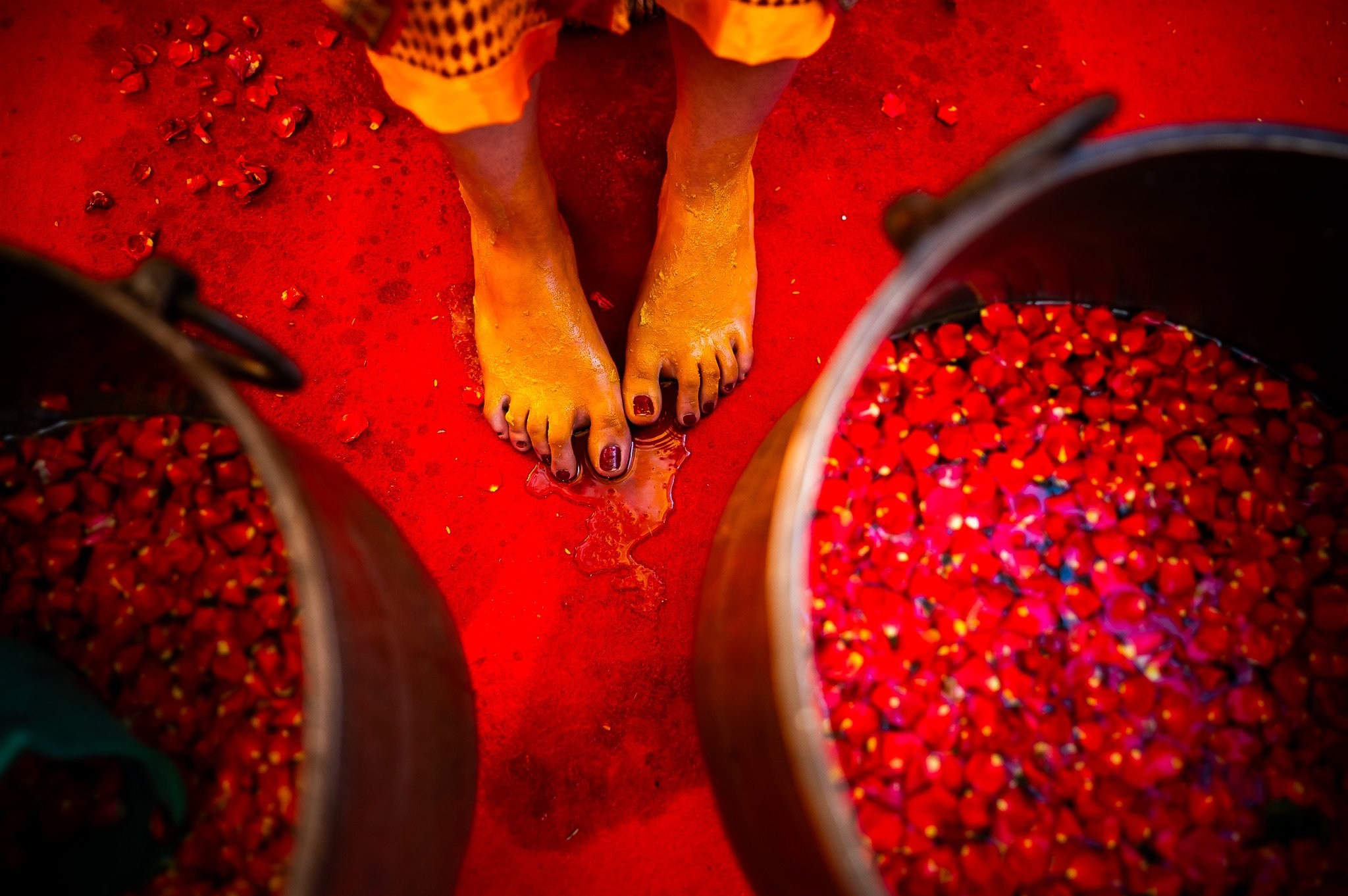 Telugu + Punjabi Fusion Wedding at Le Roma Gardenia resort, Bangalore, India
