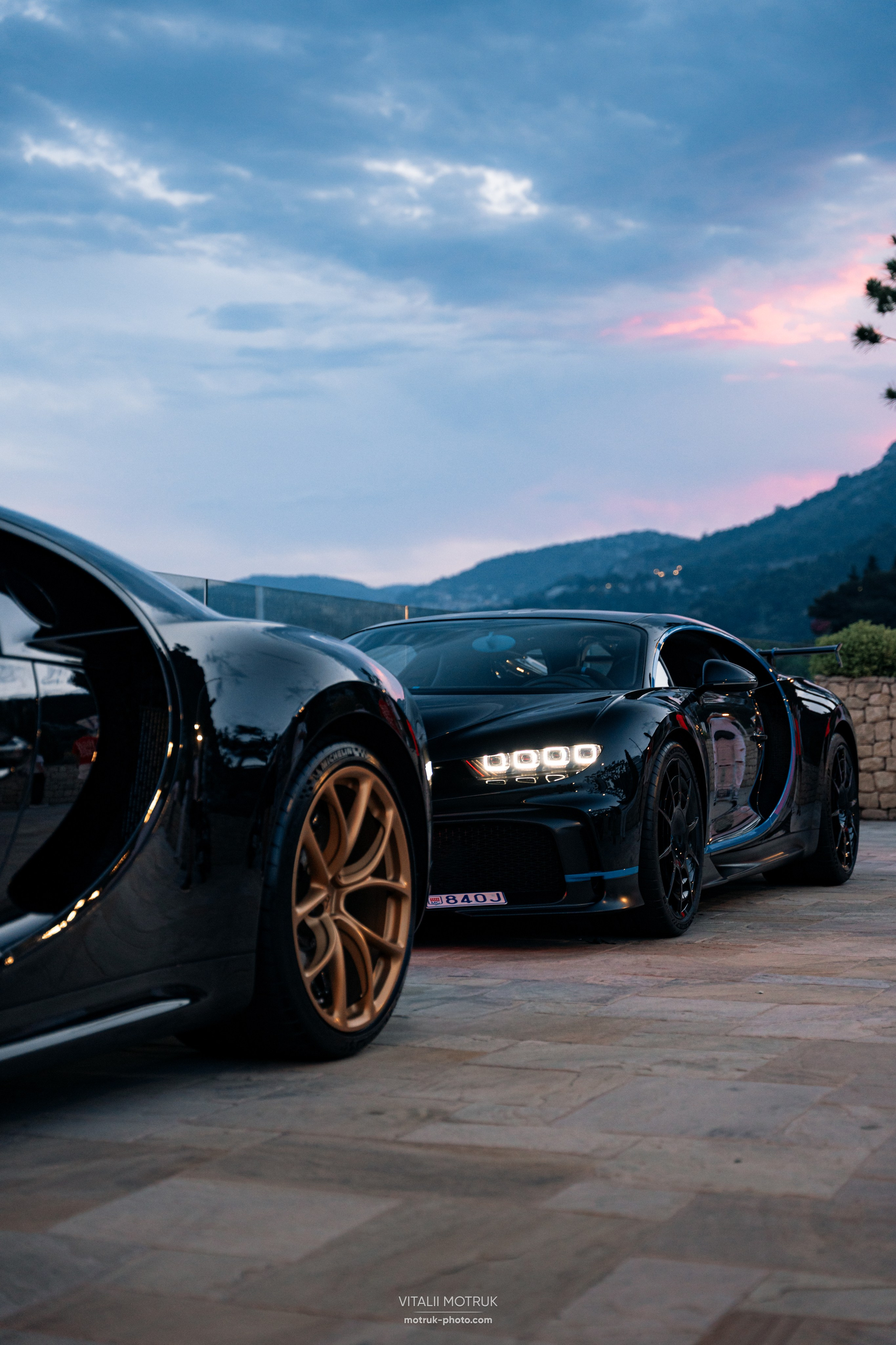 Bugatti Chiron. Photographe de voitures à Paris — Vitalii Motruk
