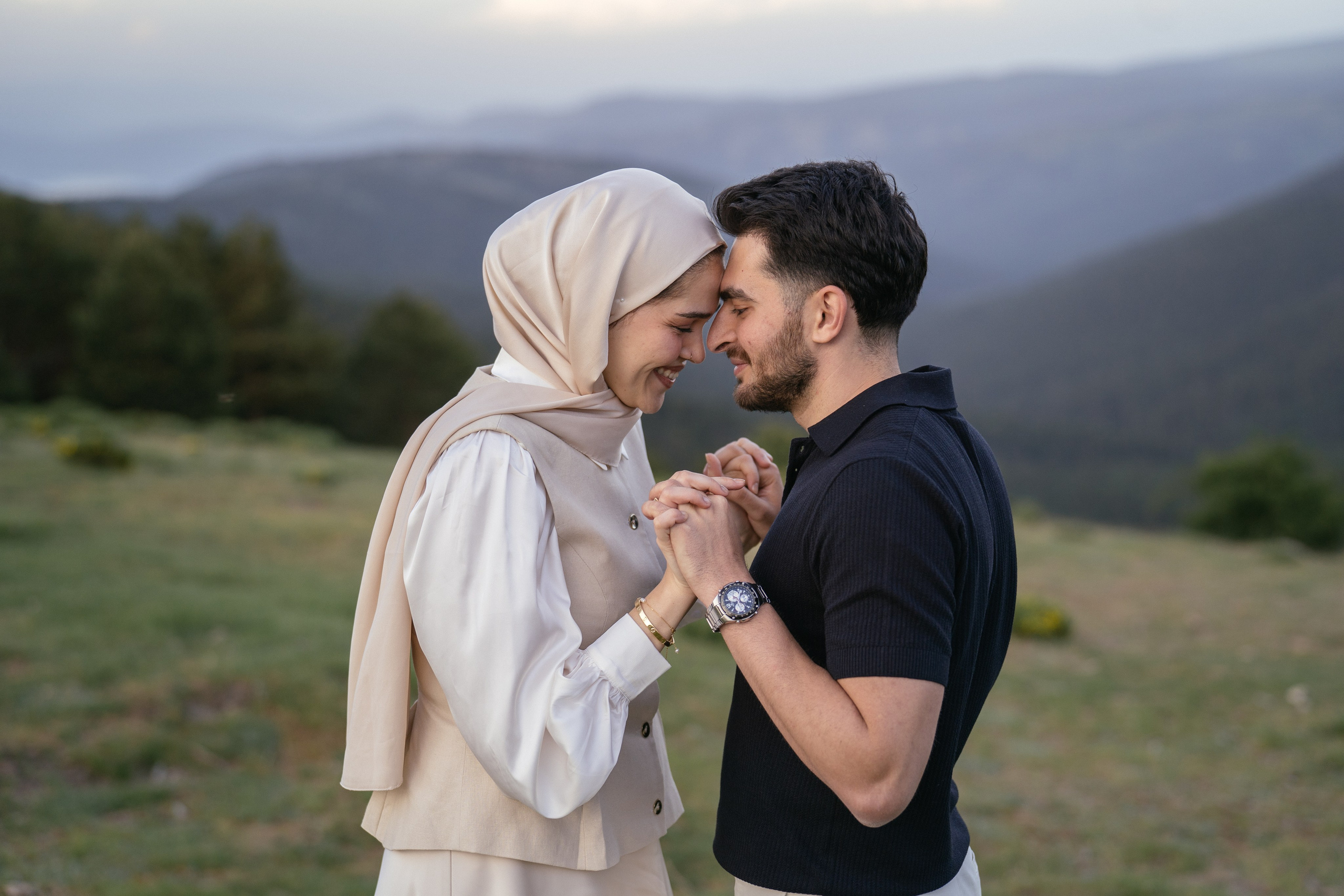Marrige proposal in the mountains. Фотограф в Мадриде Алена Белянинова