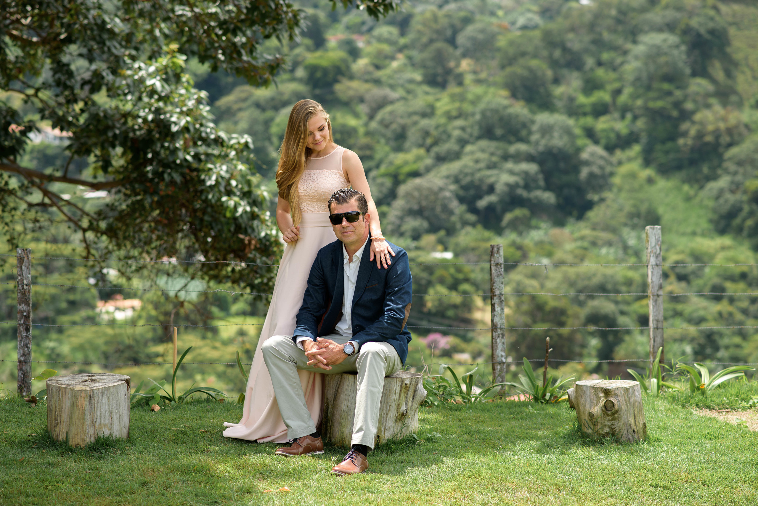 Love story Marco y Anna. Fotógrafo familiar, retratos. Panamá, Chiriqui. Ruslán Rusakóv