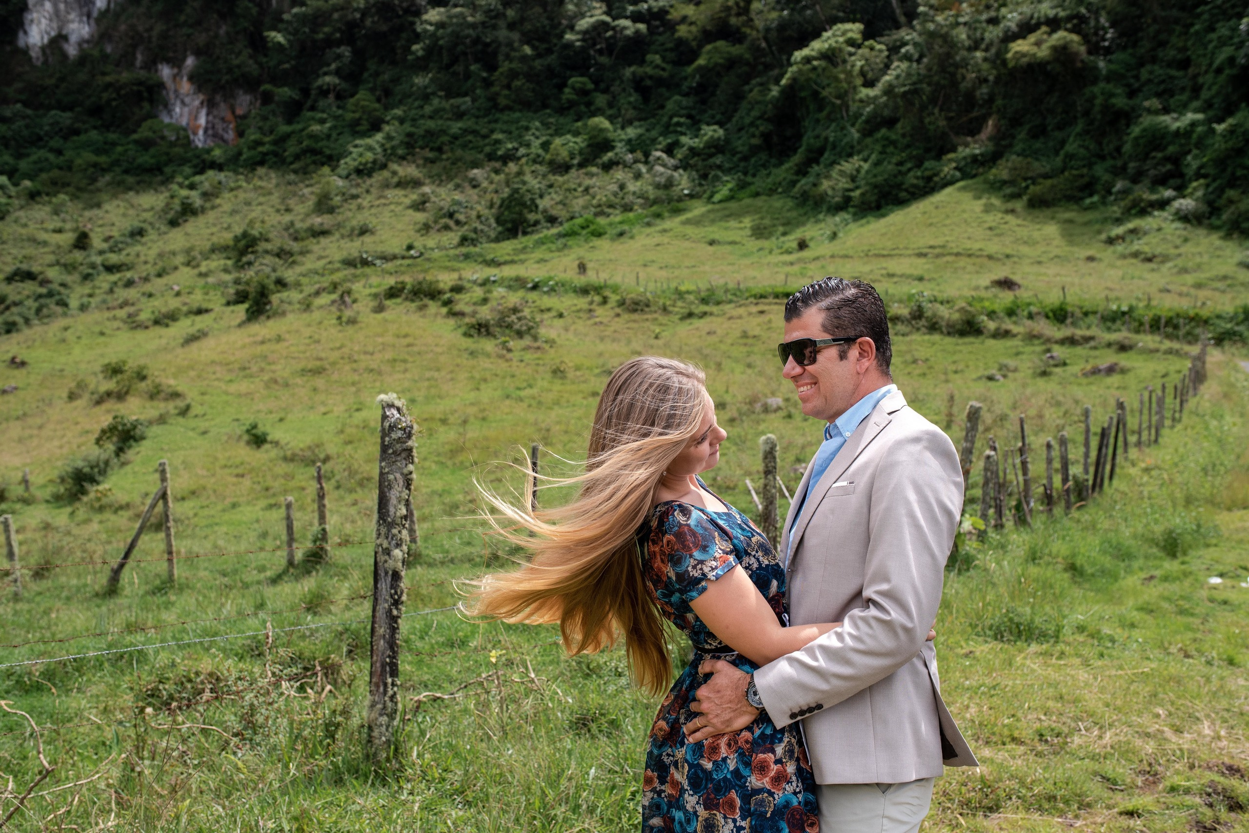Love story Marco y Anna. Fotógrafo familiar, retratos. Panamá, Chiriqui. Ruslán Rusakóv