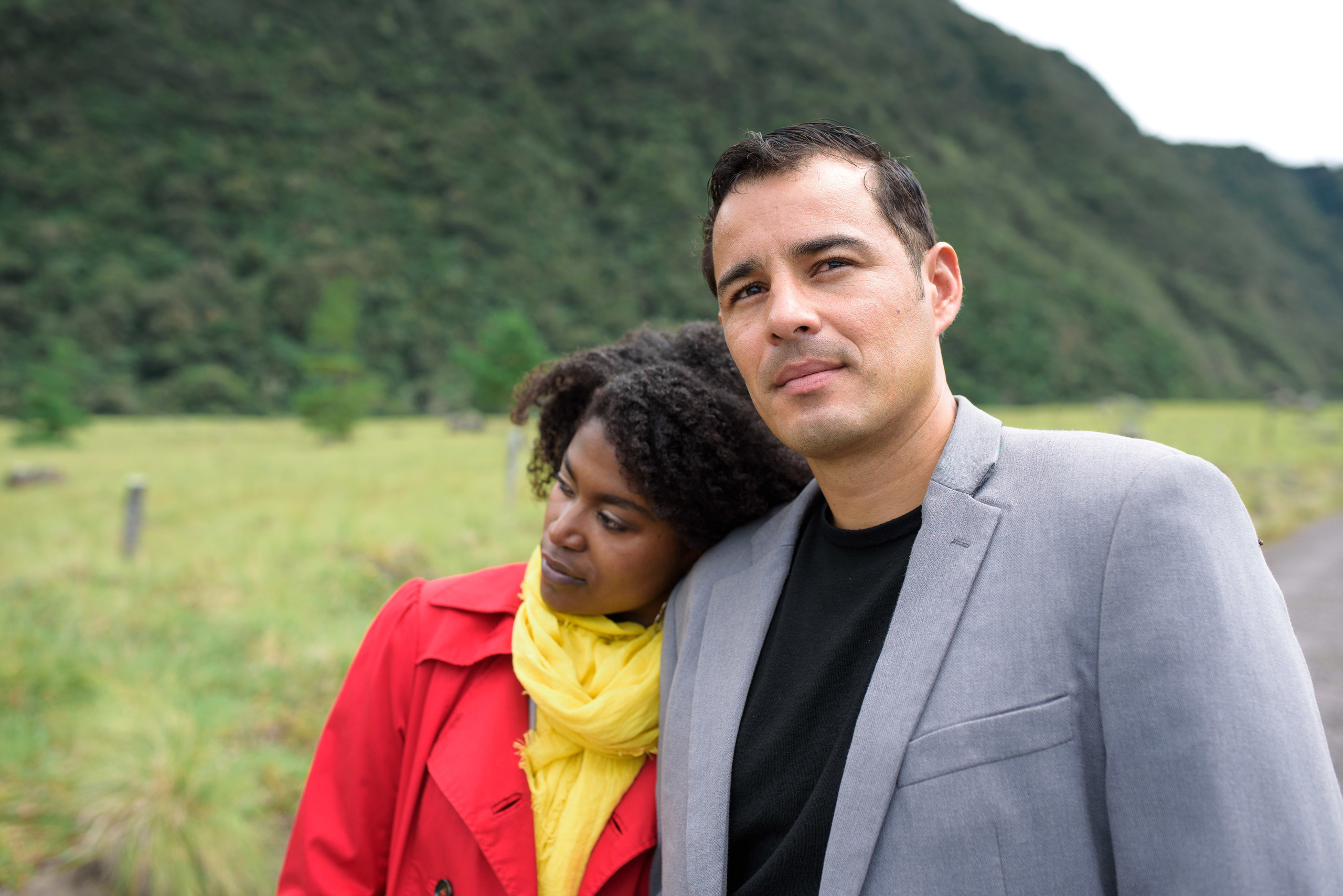 Love story en las faldas de volcán Barú. Fotógrafo familiar, retratos. Panamá, Chiriqui. Ruslán Rusakóv