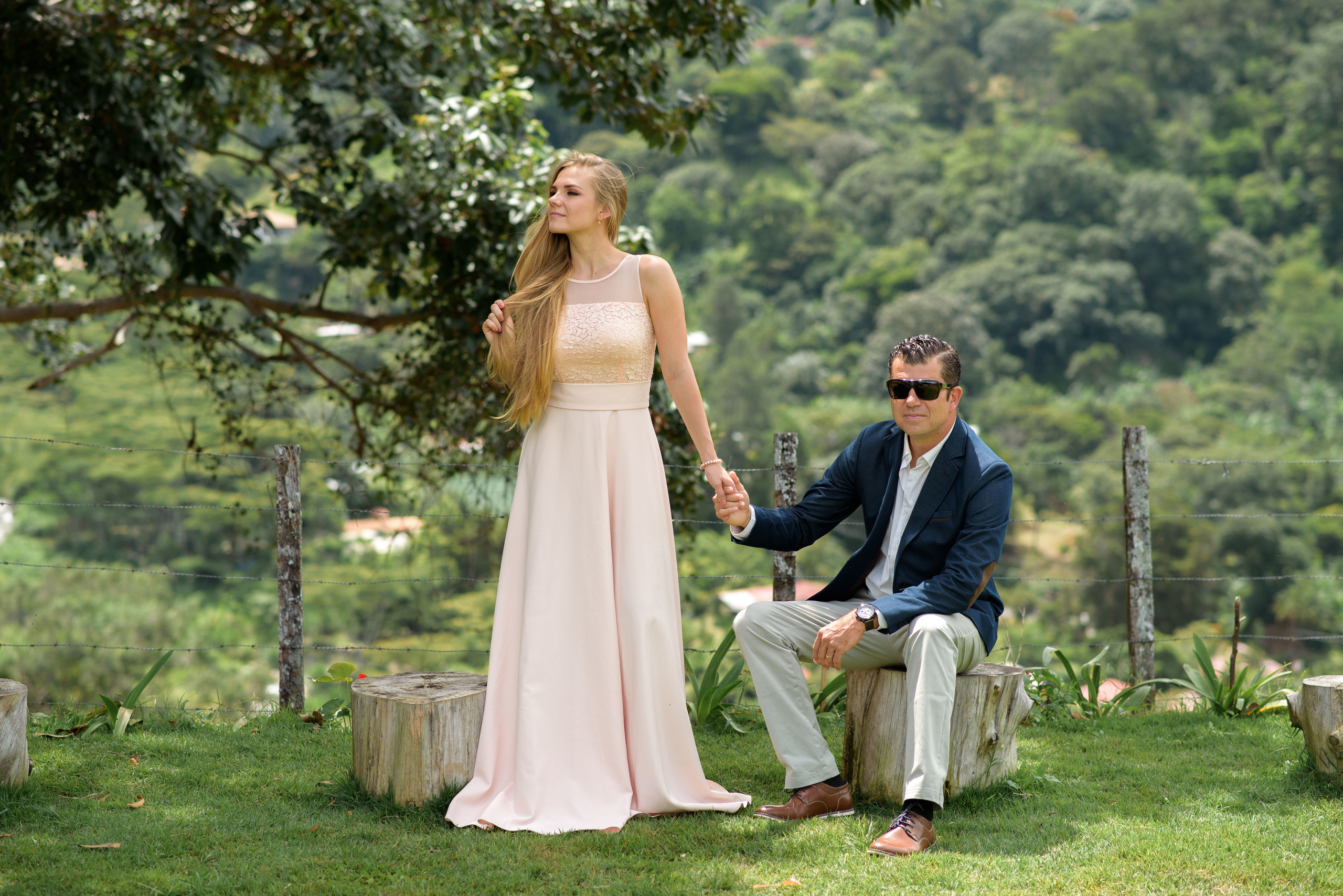 Love story Marco y Anna. Fotógrafo familiar, retratos. Panamá, Chiriqui. Ruslán Rusakóv