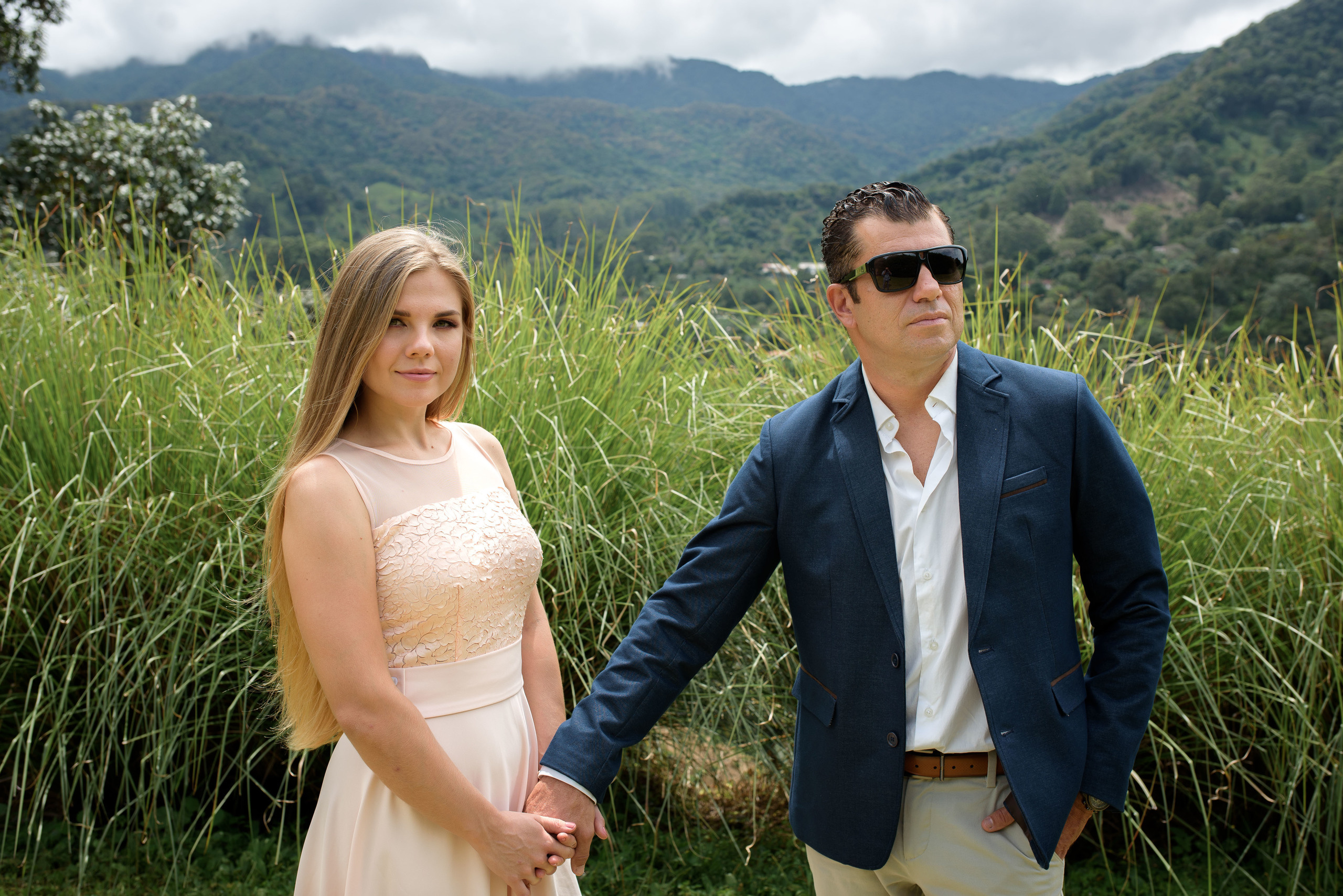 Love story Marco y Anna. Fotógrafo familiar, retratos. Panamá, Chiriqui. Ruslán Rusakóv