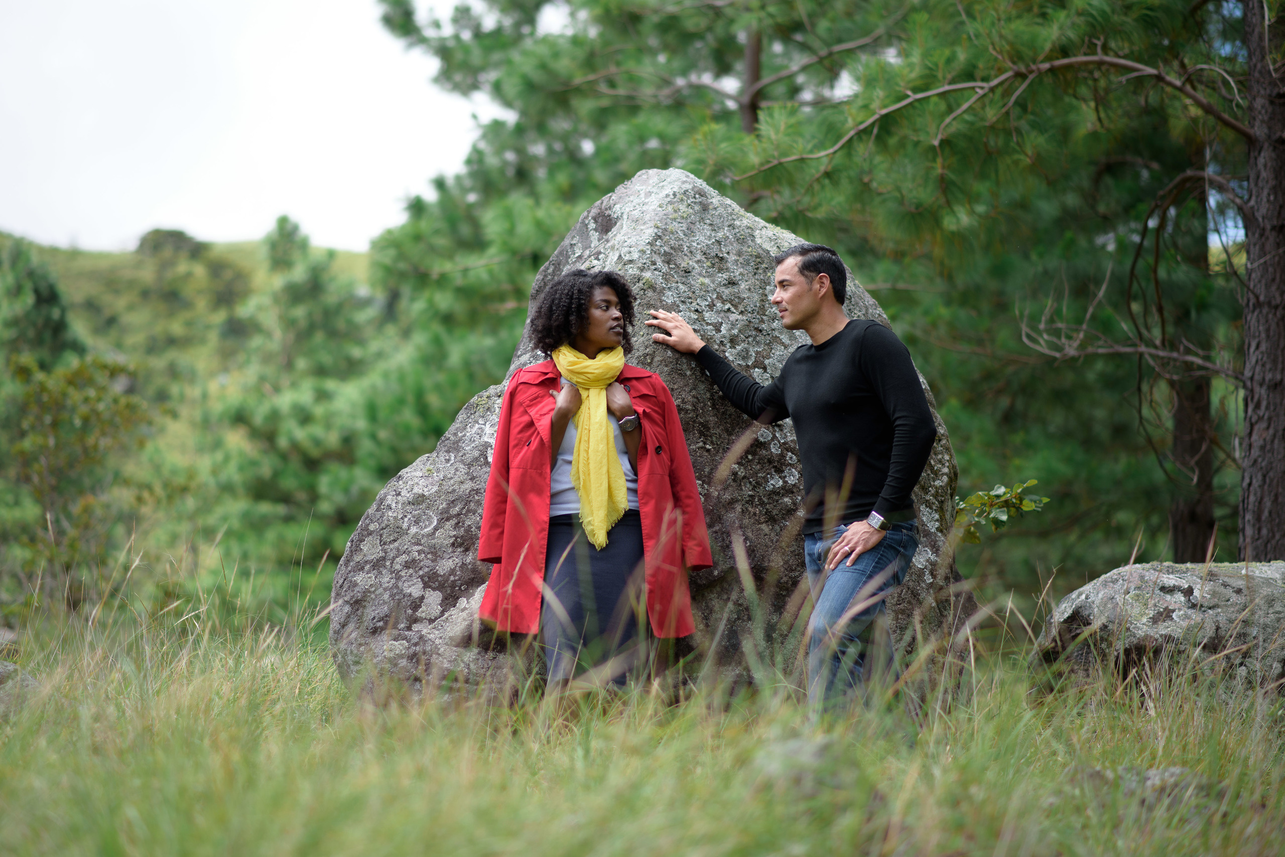 Love story en las faldas de volcán Barú. Fotógrafo familiar, retratos. Panamá, Chiriqui. Ruslán Rusakóv