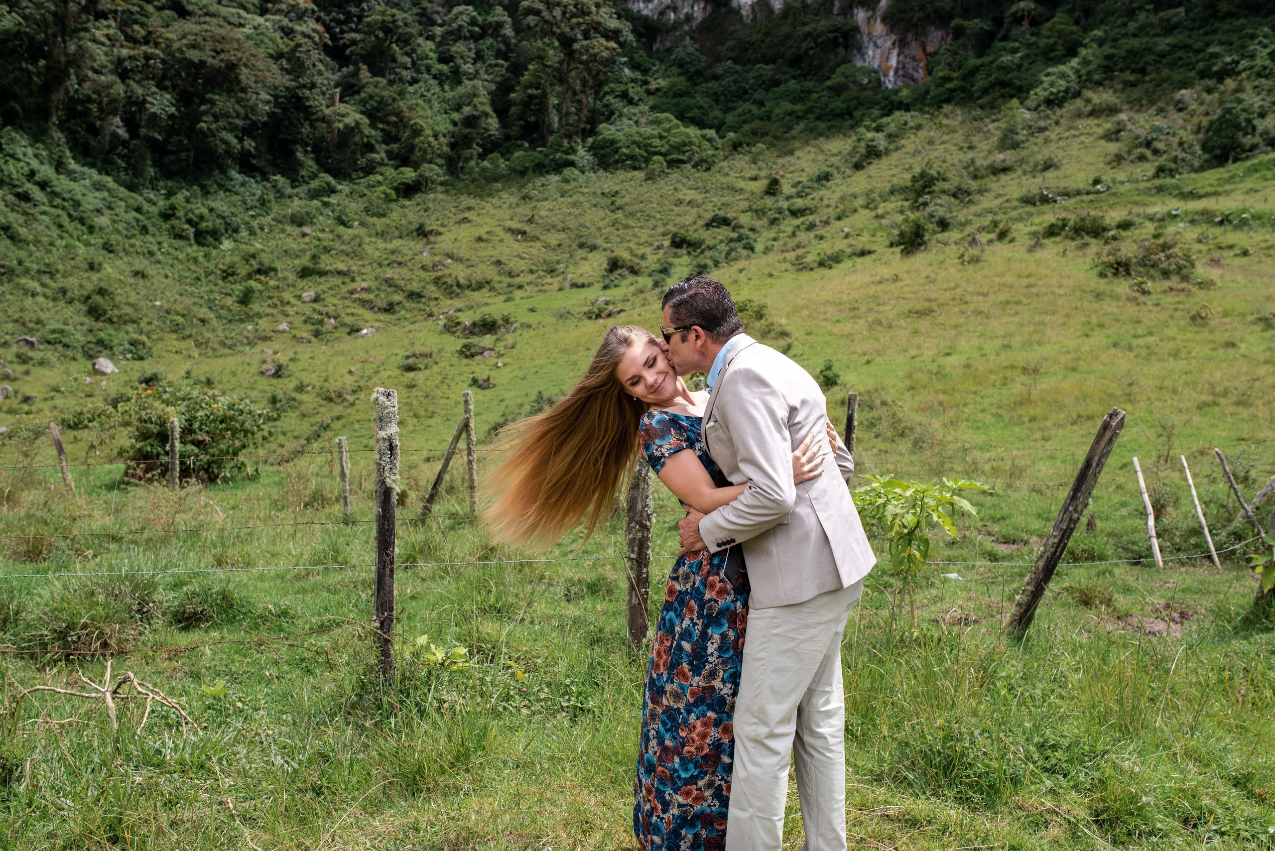 Love story Marco y Anna. Fotógrafo familiar, retratos. Panamá, Chiriqui. Ruslán Rusakóv