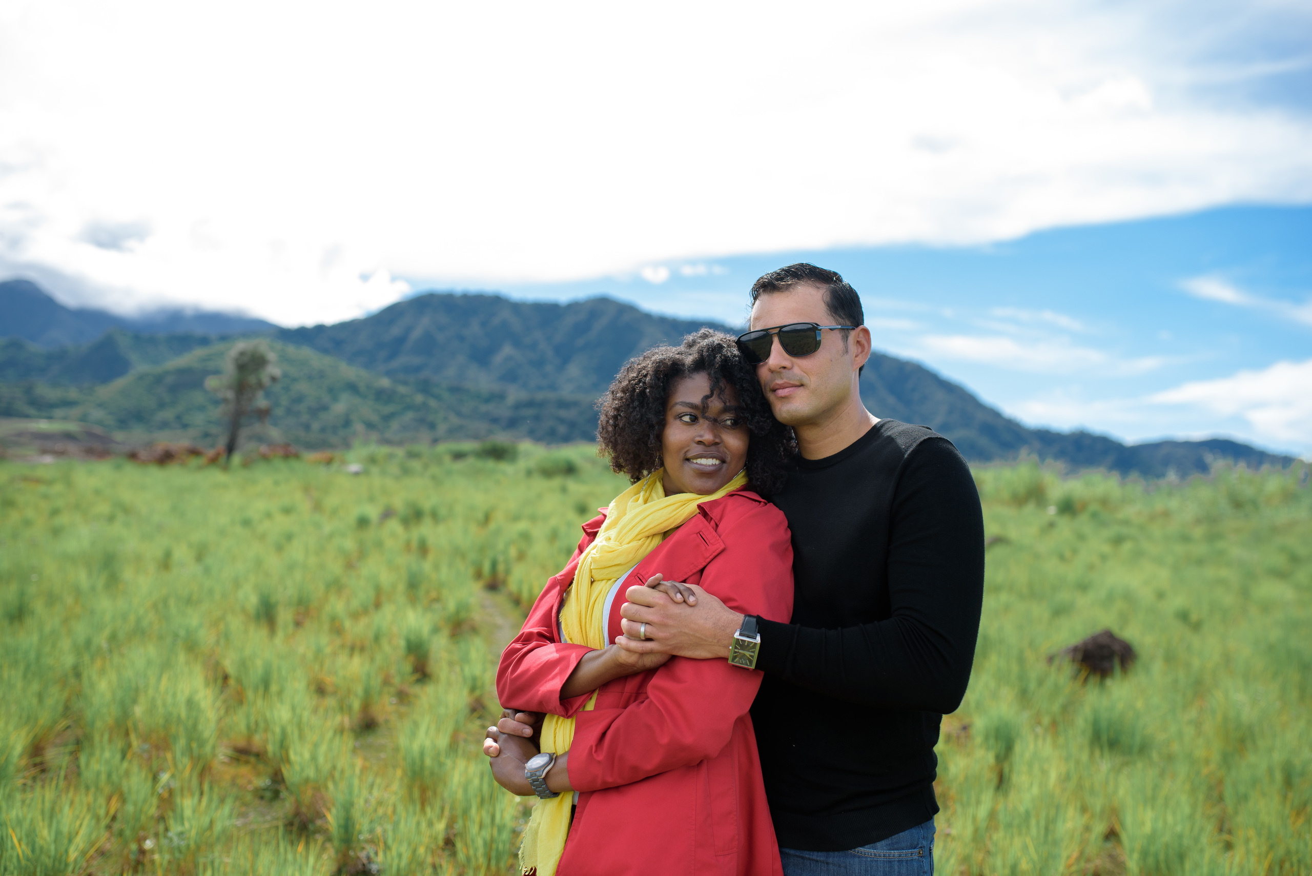 Love story en las faldas de volcán Barú. Fotógrafo familiar, retratos. Panamá, Chiriqui. Ruslán Rusakóv