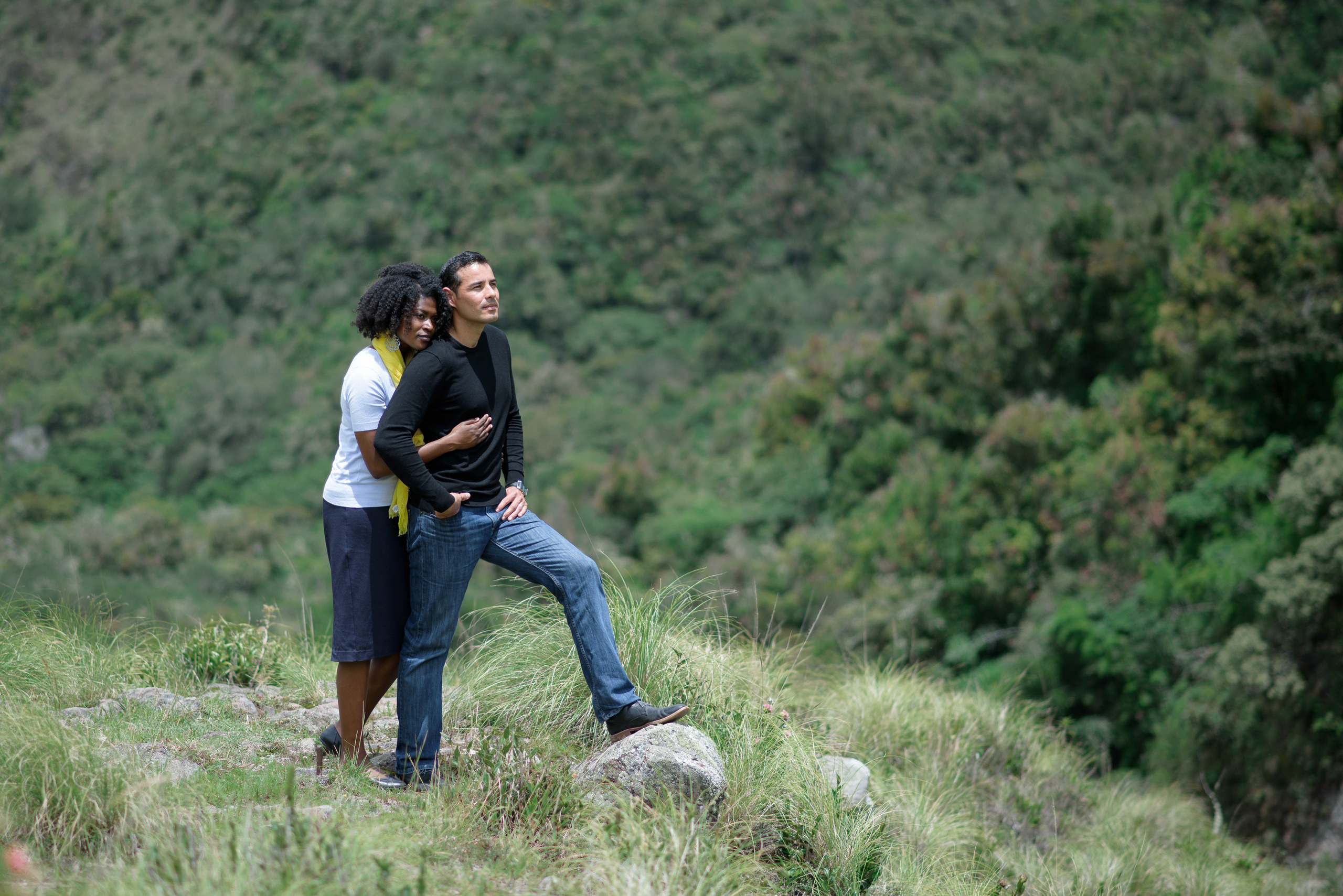 Love story en las faldas de volcán Barú. Fotógrafo familiar, retratos. Panamá, Chiriqui. Ruslán Rusakóv