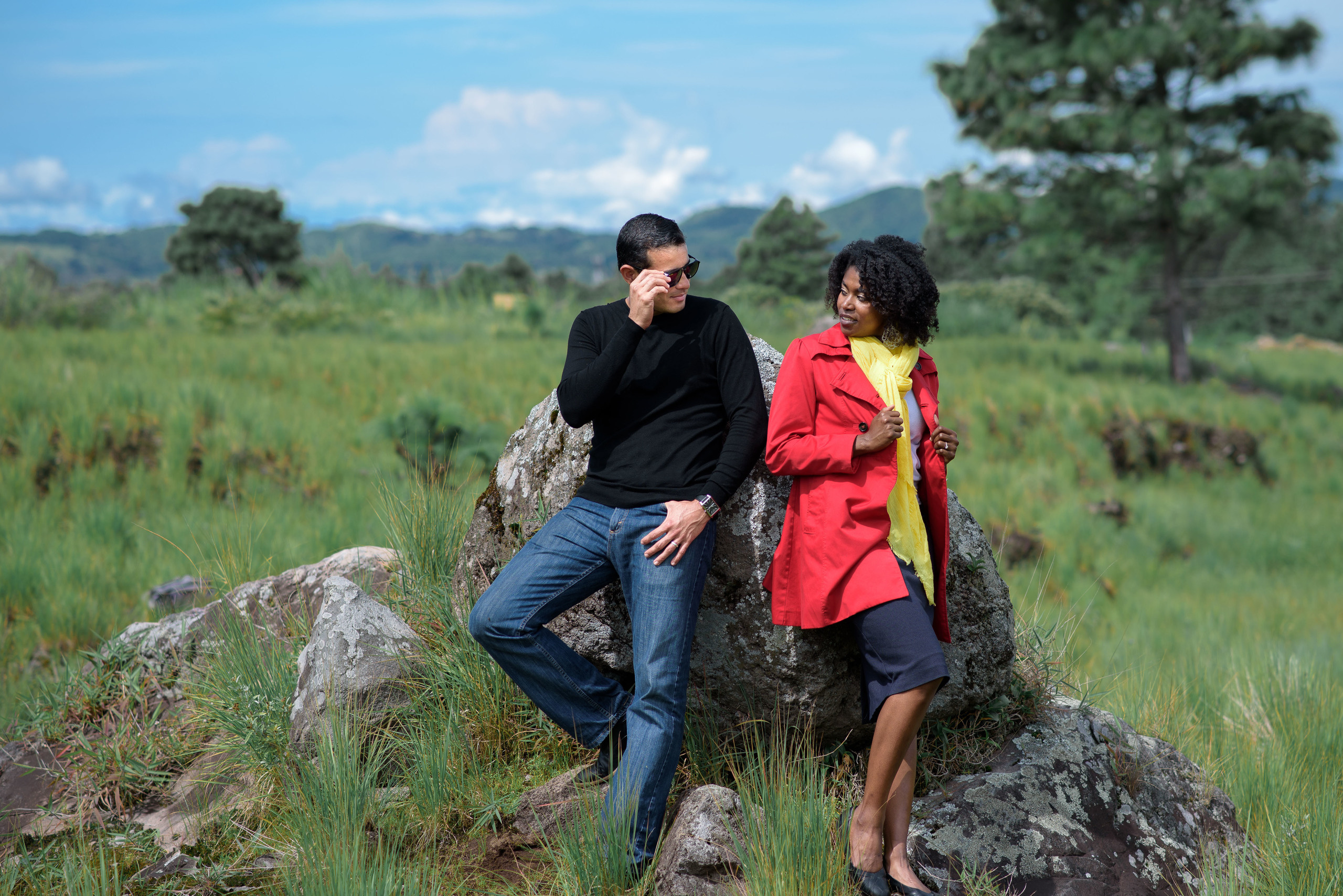 Love story en las faldas de volcán Barú. Fotógrafo familiar, retratos. Panamá, Chiriqui. Ruslán Rusakóv
