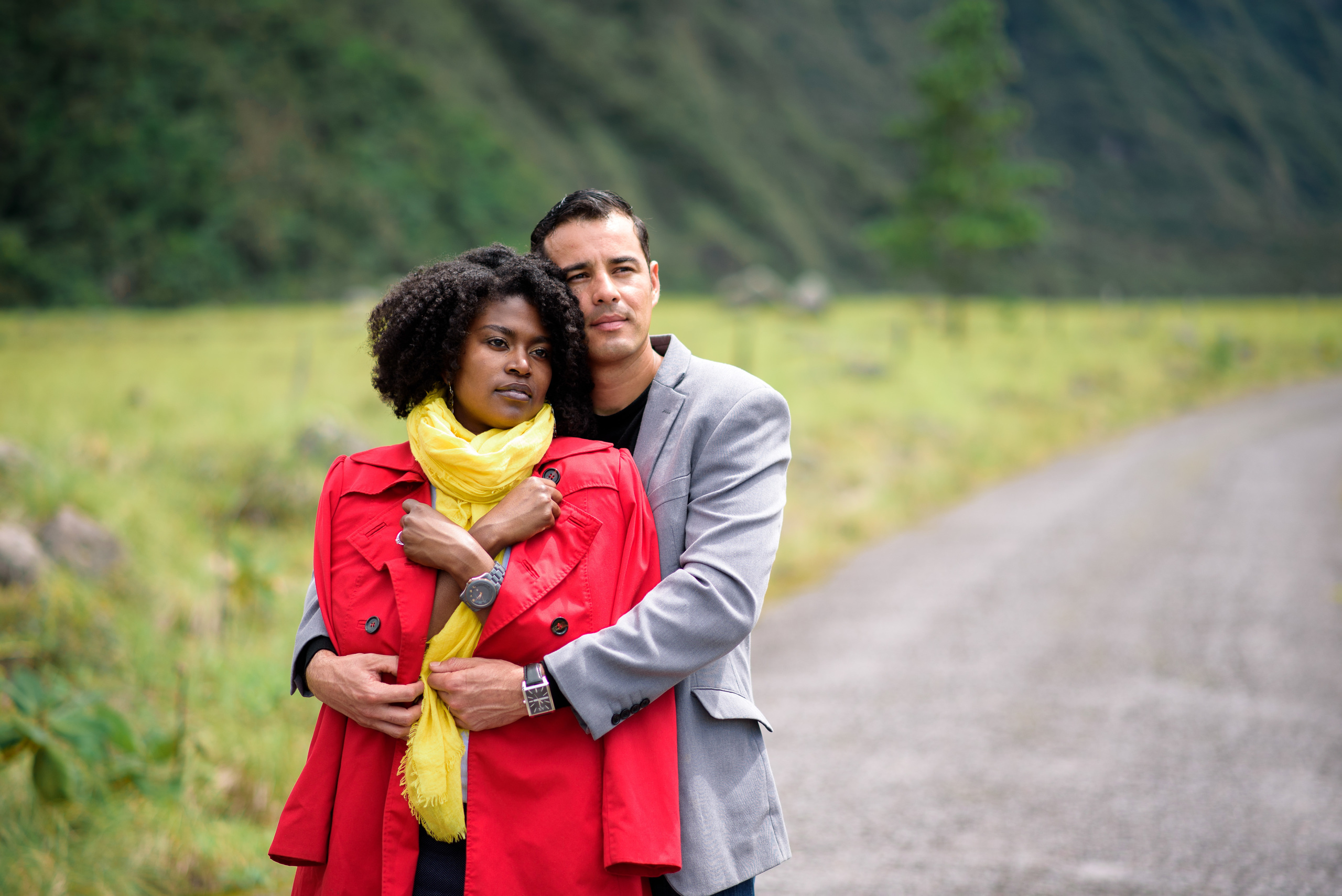 Love story en las faldas de volcán Barú. Fotógrafo familiar, retratos. Panamá, Chiriqui. Ruslán Rusakóv