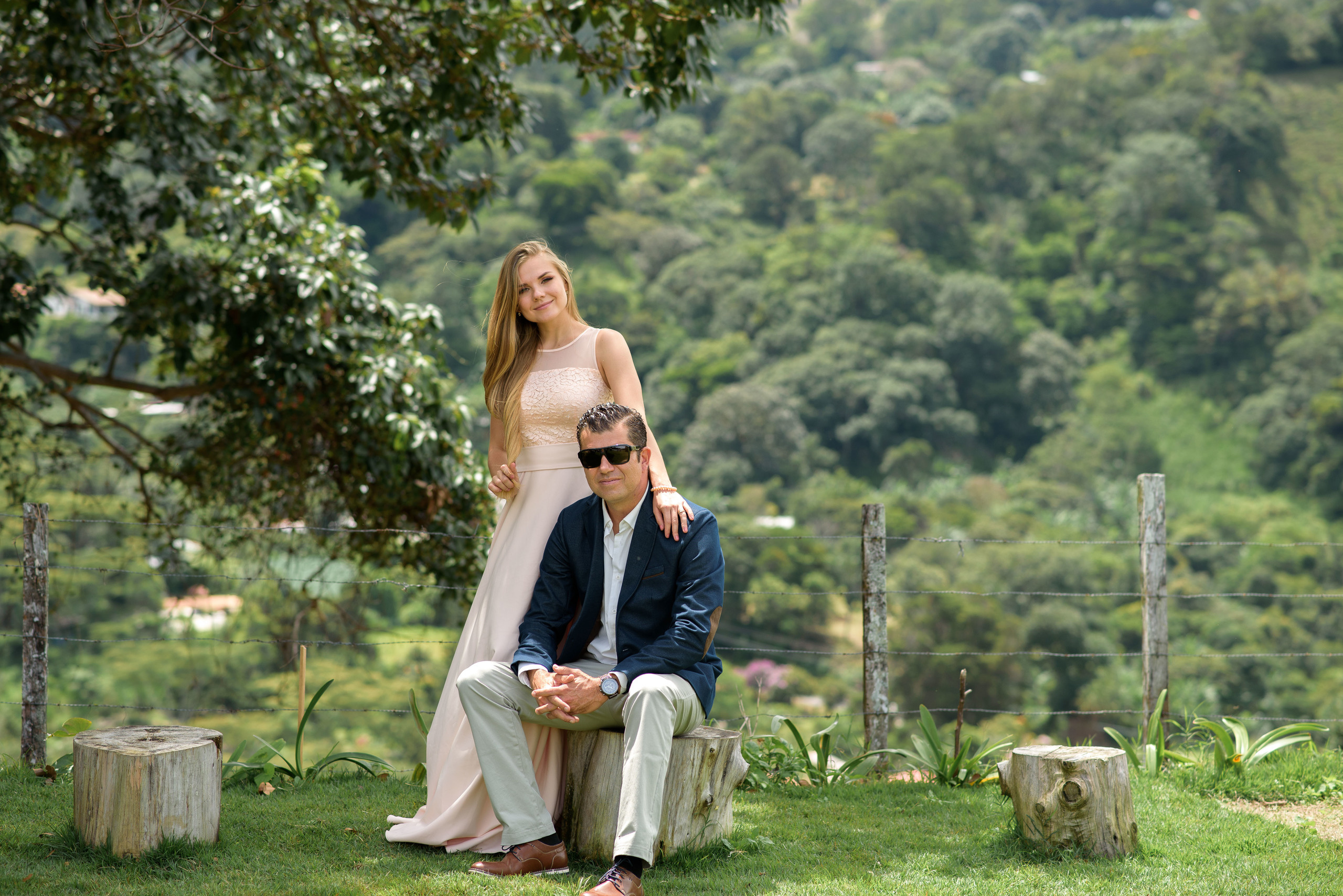 Love story Marco y Anna. Fotógrafo familiar, retratos. Panamá, Chiriqui. Ruslán Rusakóv