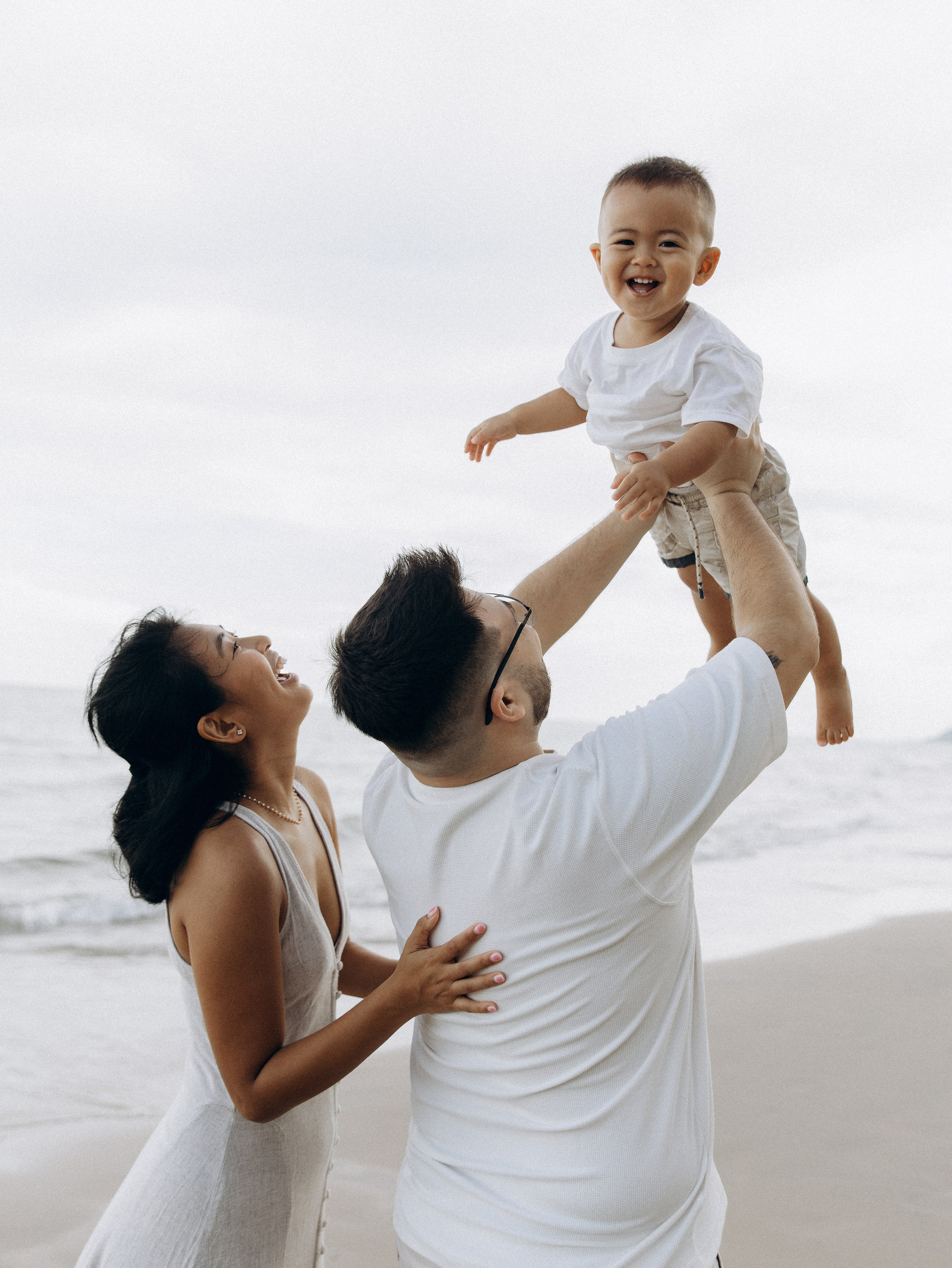At the beach. Family and wedding photographer in Bangkok, Thailand