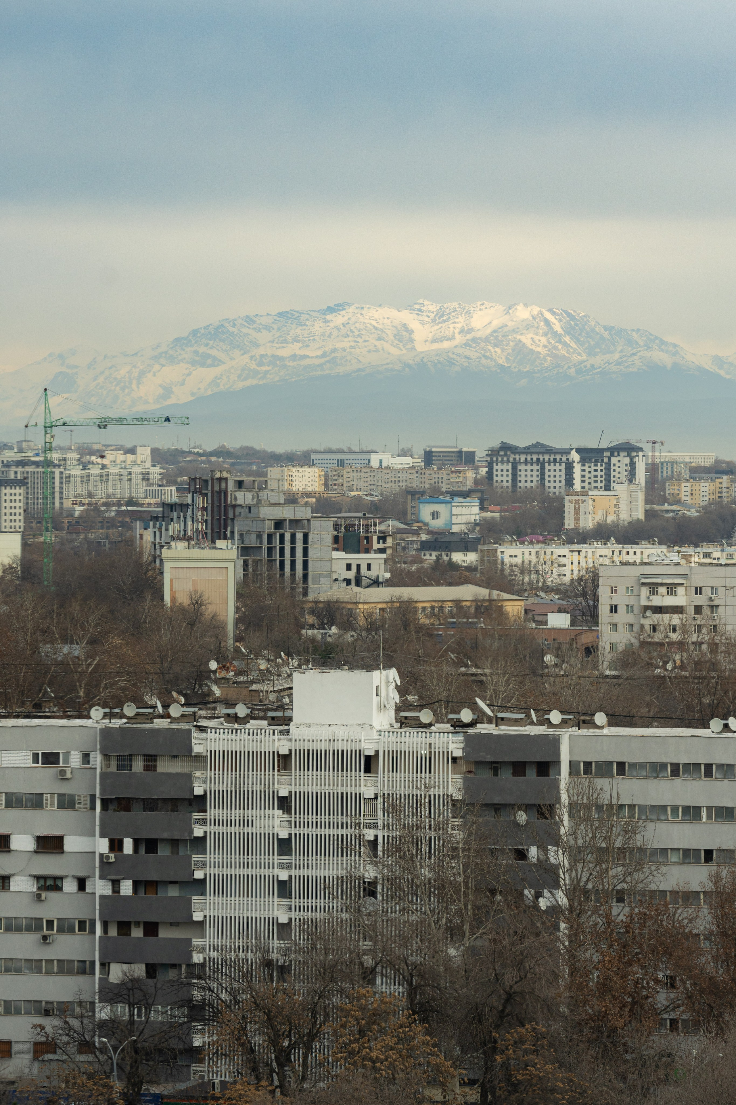 Смог в Ташкенте или Взгляд на город с высоты птичьего полета. Георгий Намазов | Фотограф в Ташкенте