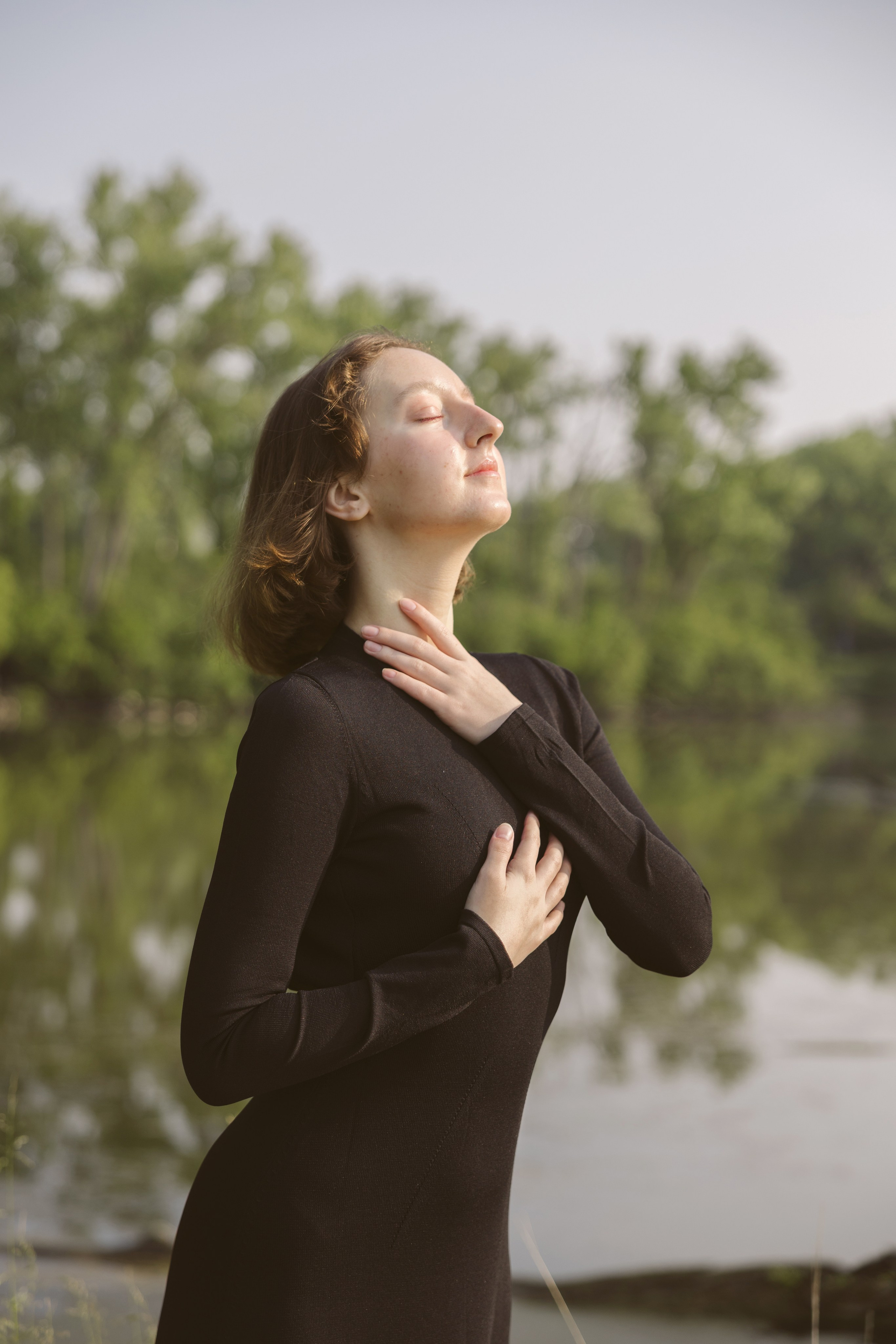 Morning lagoons for Anastasiya. Family Lifestyle Photography