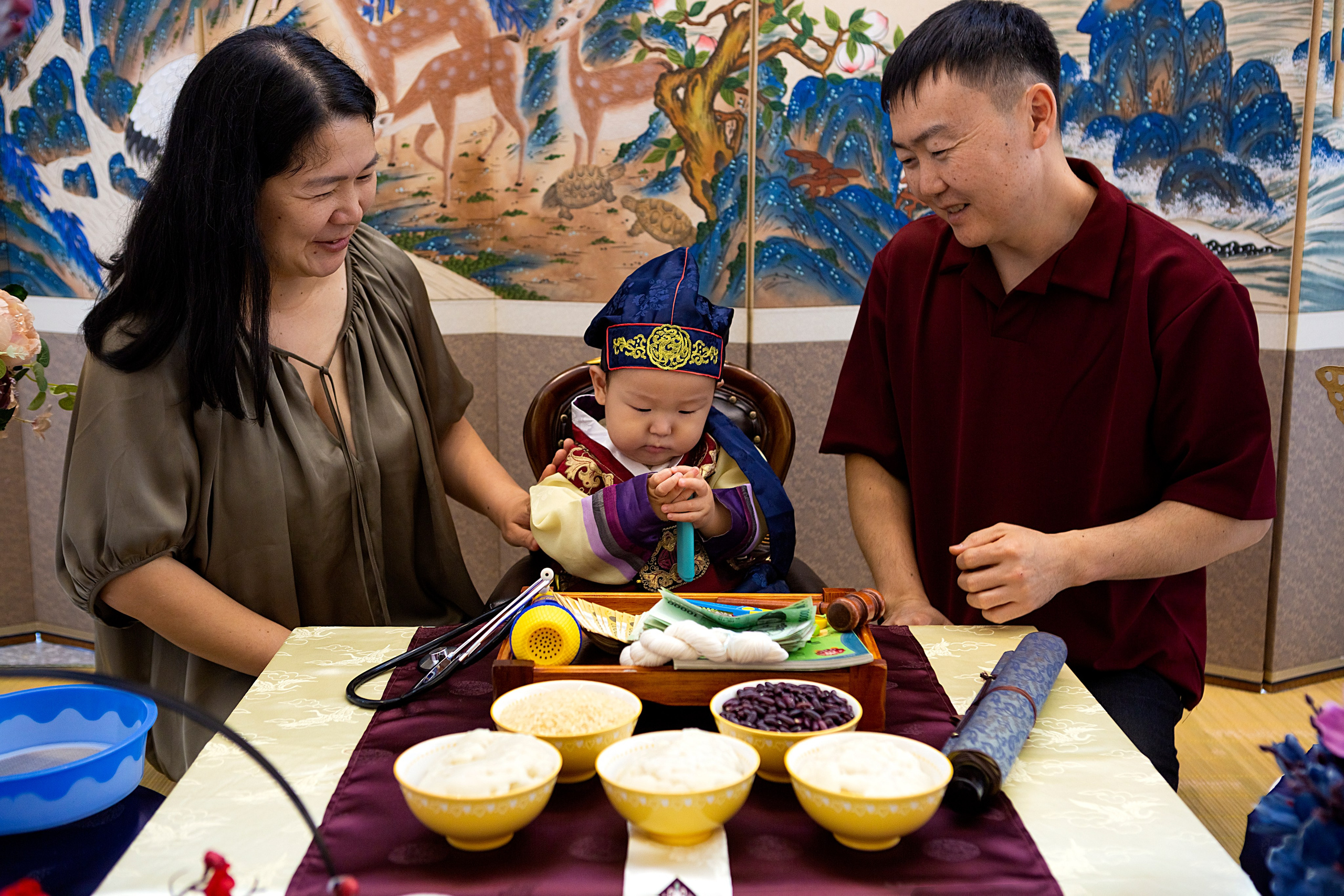 Артём в студии. Фотограф беременности, ньюборн и годовасиков в Корее Жанна Хан