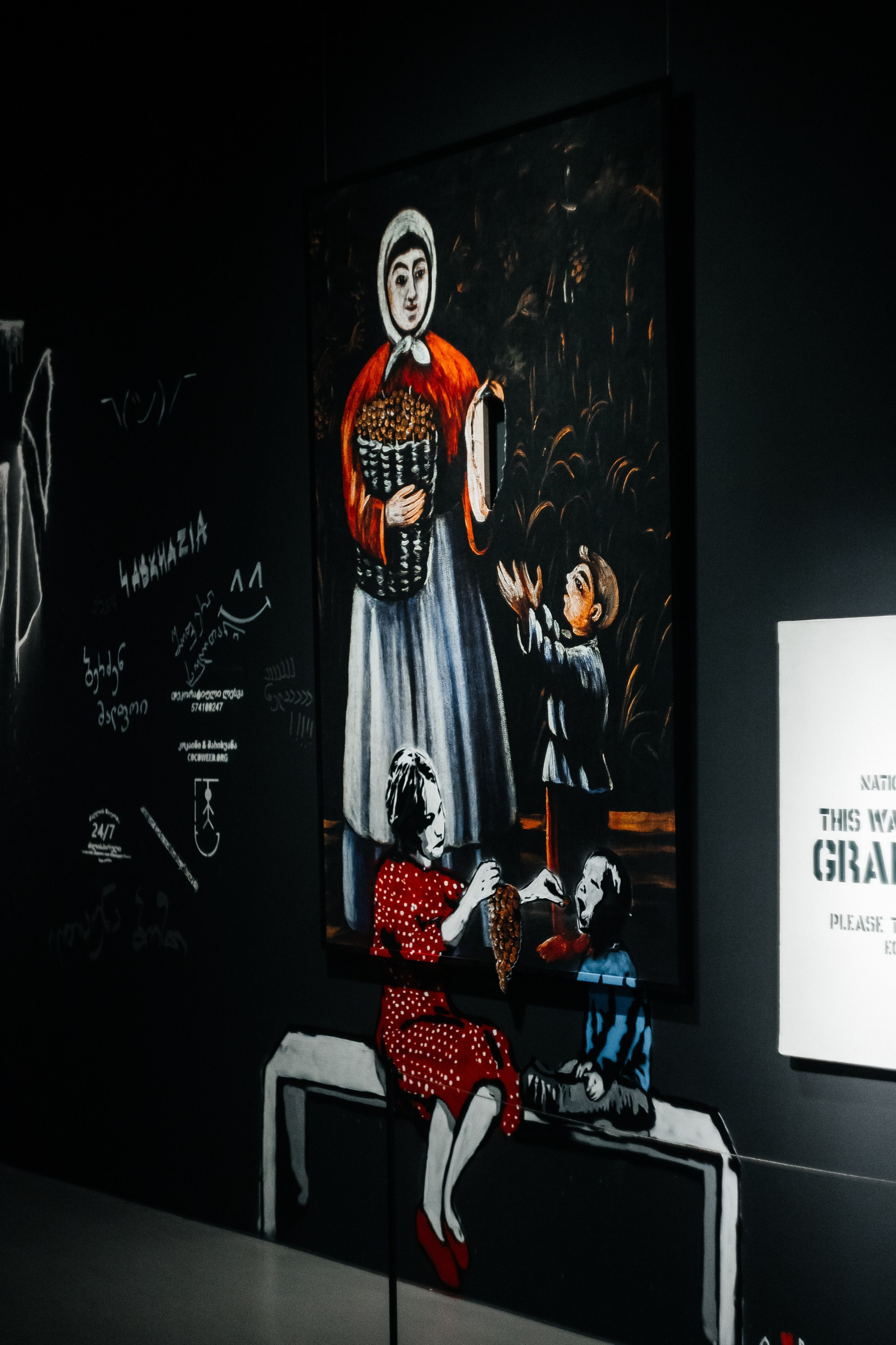 Выставка Бэнкси в Тбилиси | Фоторепортаж и экспонаты Banksy