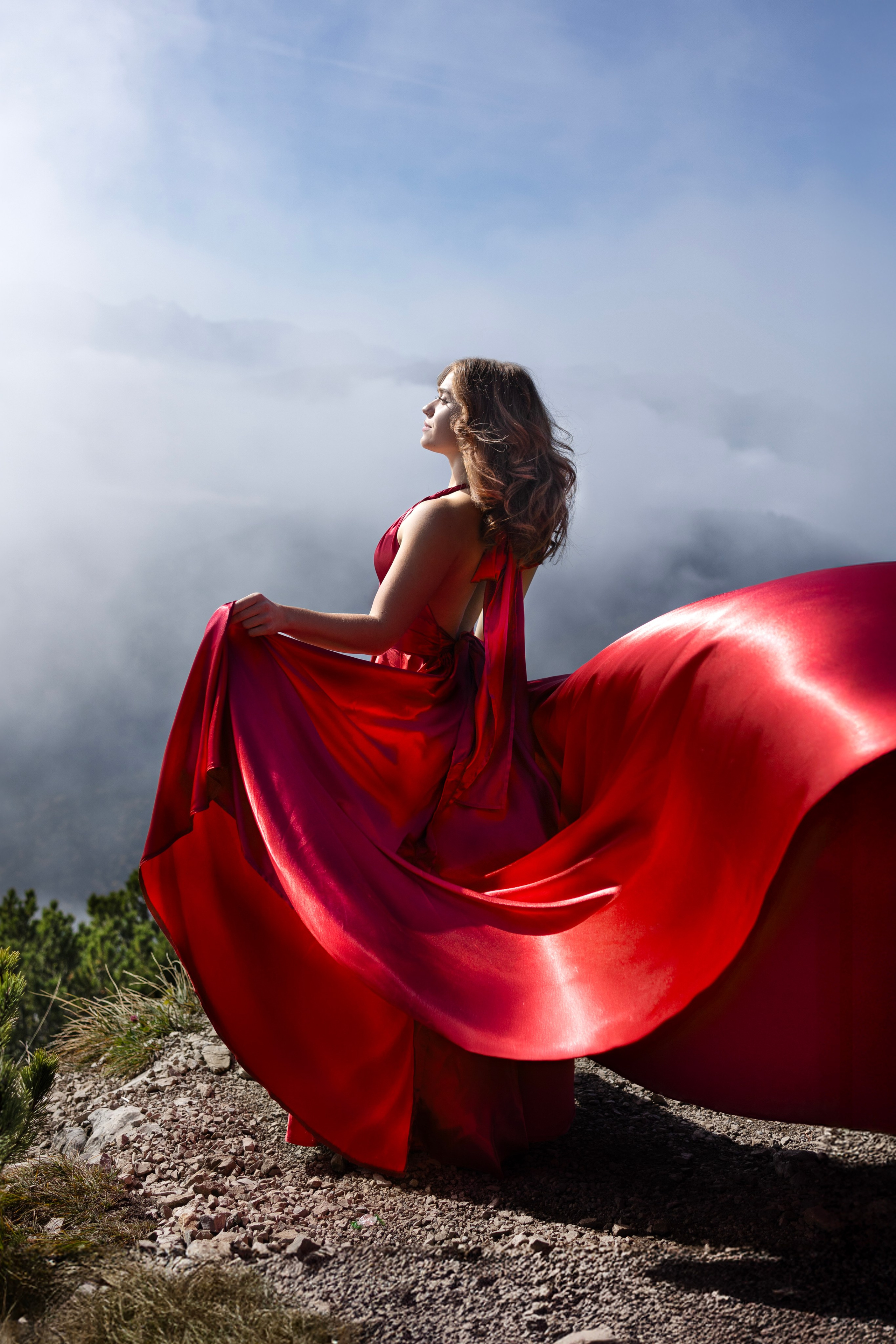 Shooting in the mountains. Photographer in Munich