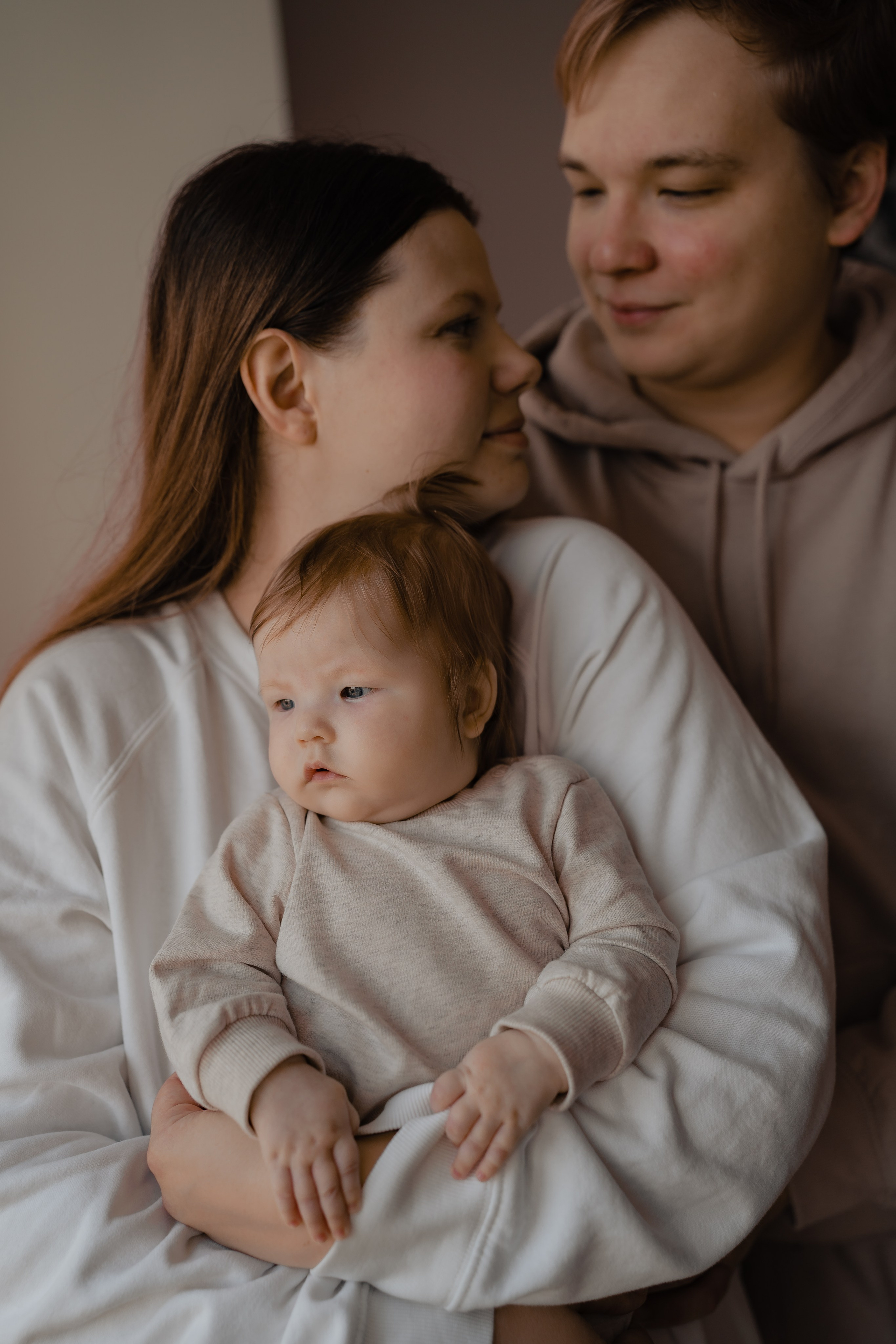 Семейная с младенцем. Фотограф Москва Ларина Юлия