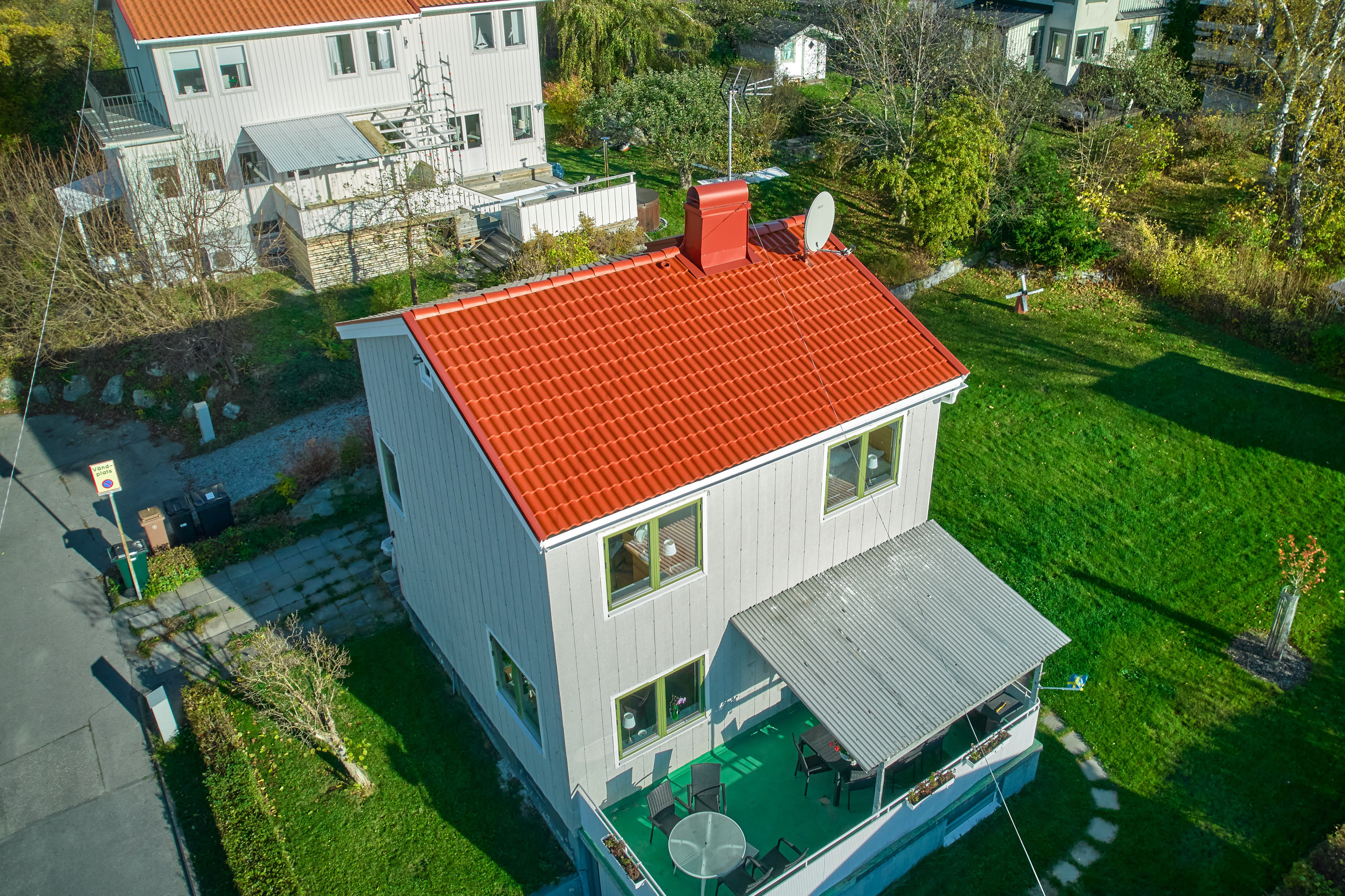 Drönnarefoto. Bröllopsfoto, foto, flygfoto i Stockholm