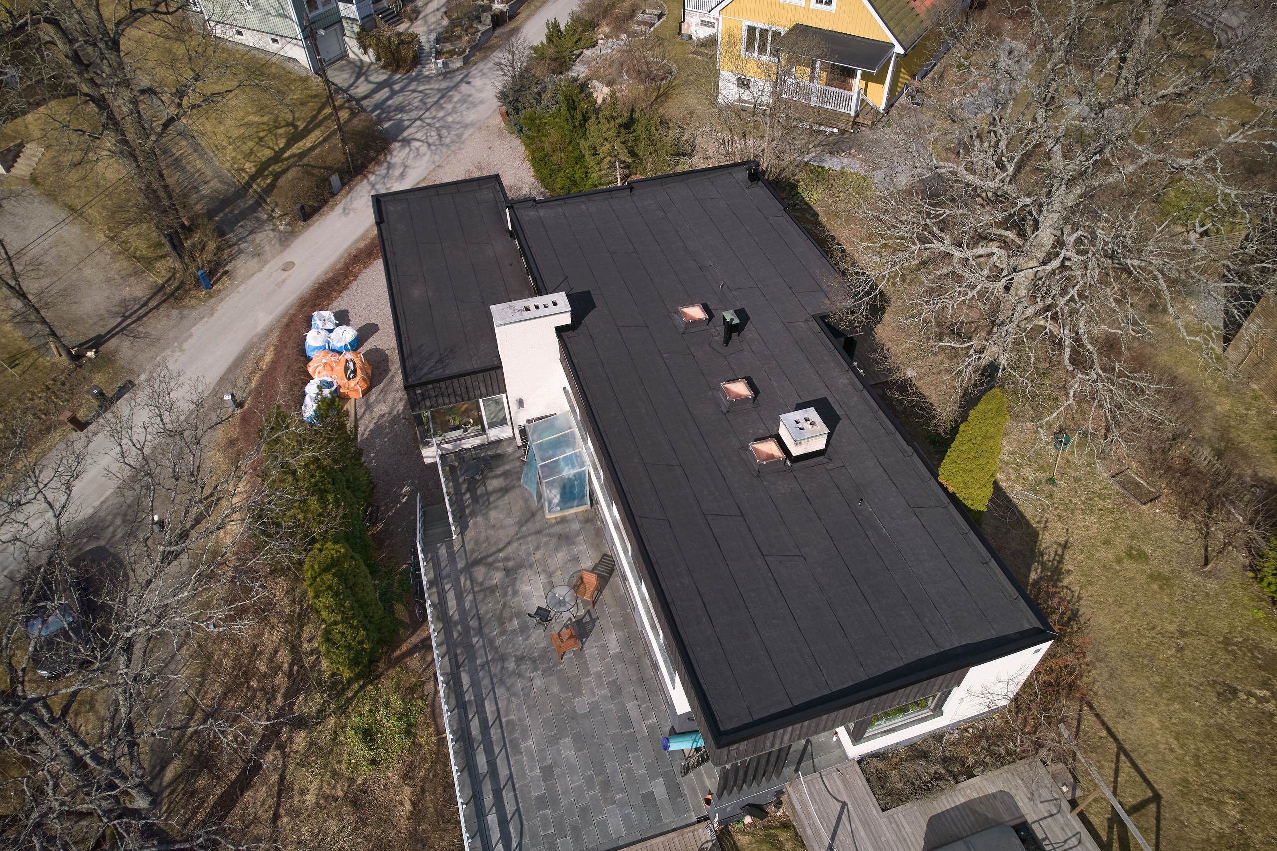 Drönnarefoto. Bröllopsfoto, foto, flygfoto i Stockholm