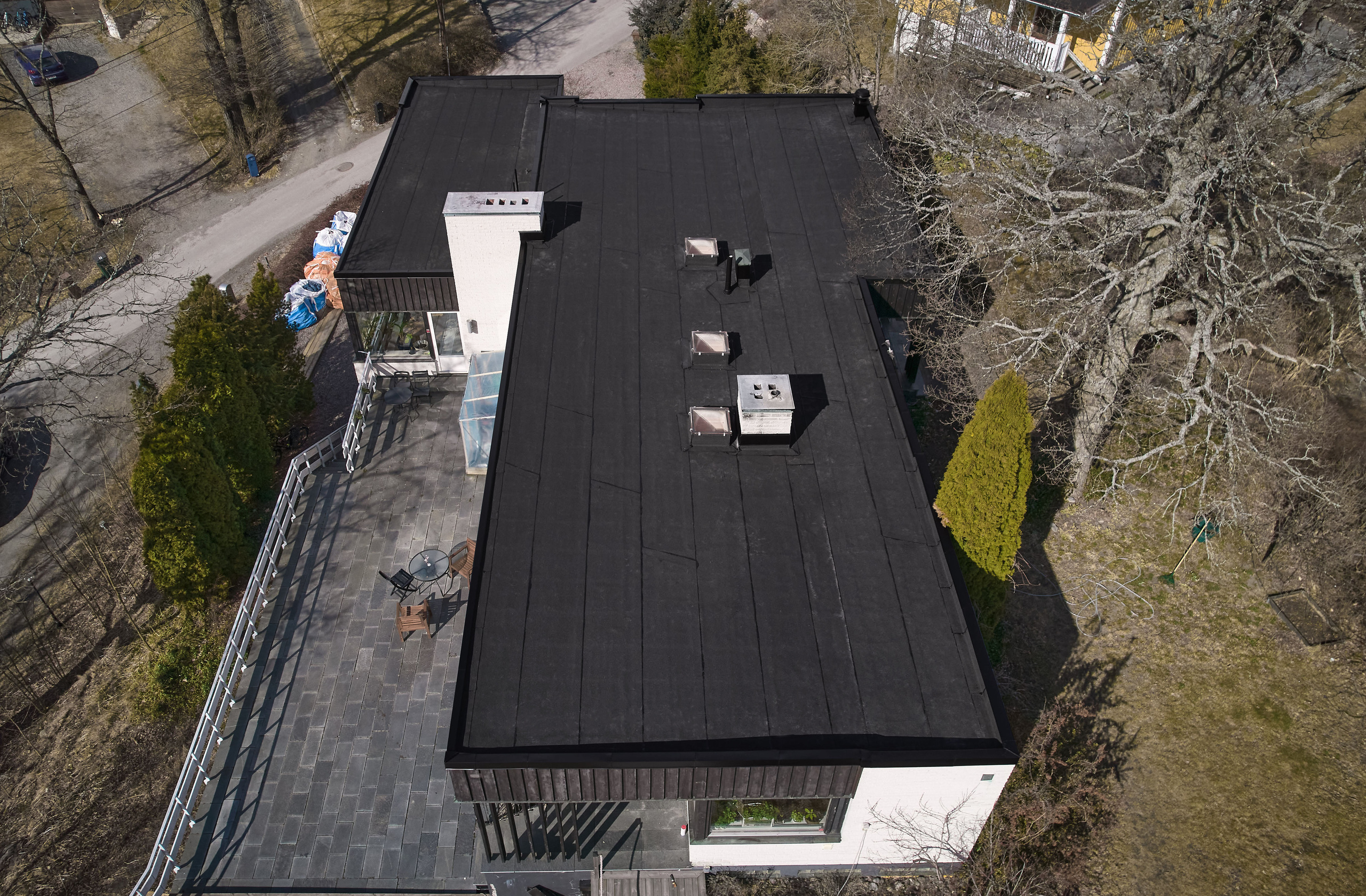 Drönnarefoto. Bröllopsfoto, foto, flygfoto i Stockholm