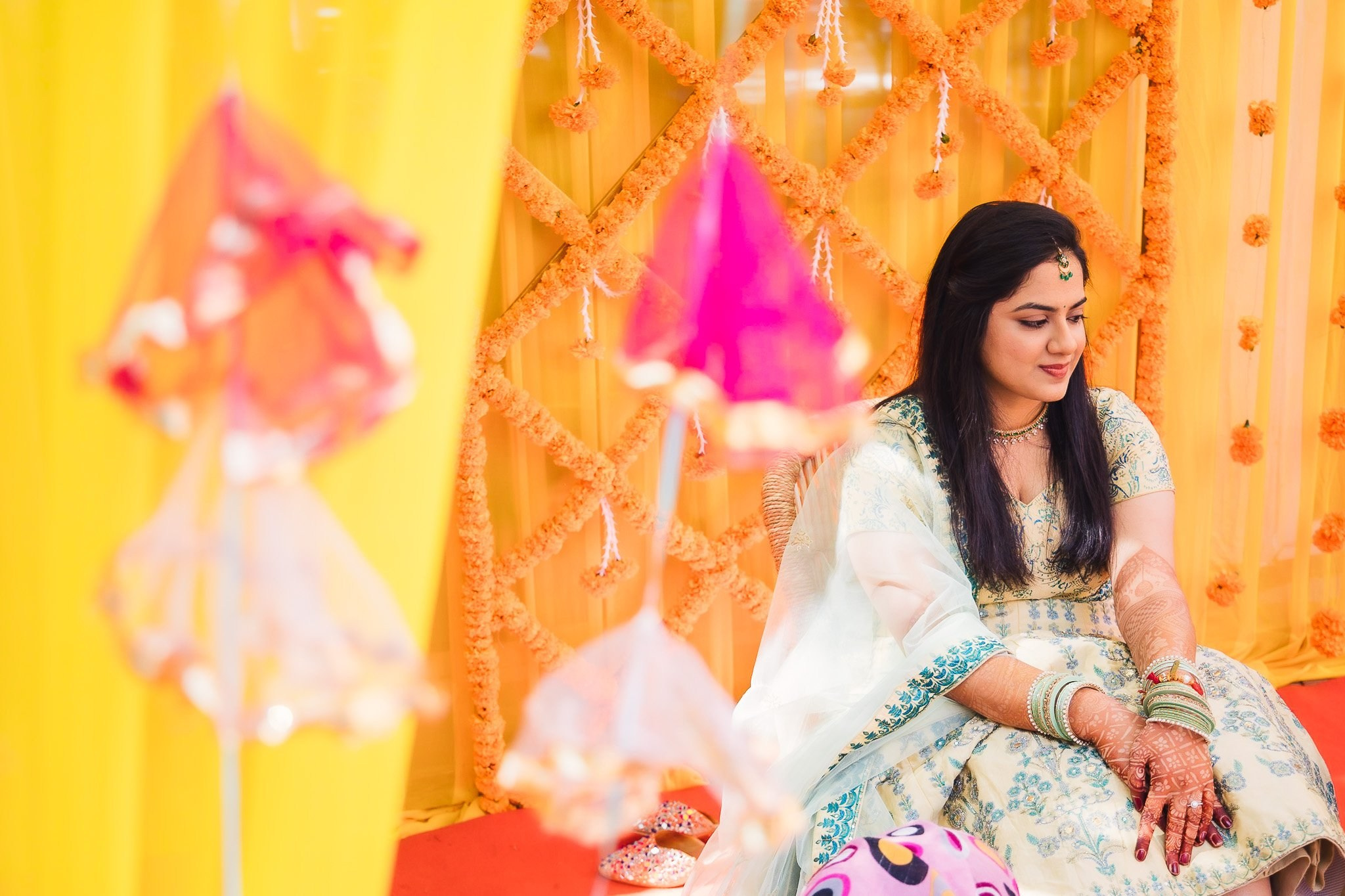 Telugu + Punjabi Fusion Wedding at Le Roma Gardenia resort, Bangalore, India