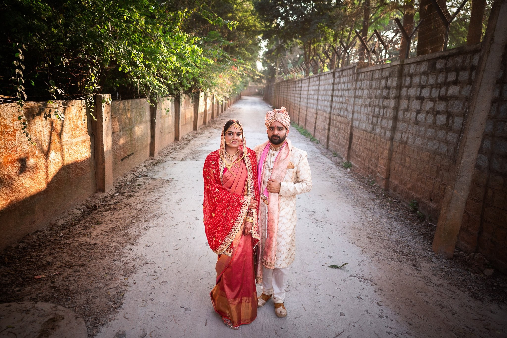 Telugu + Punjabi Fusion Wedding at Le Roma Gardenia resort, Bangalore, India