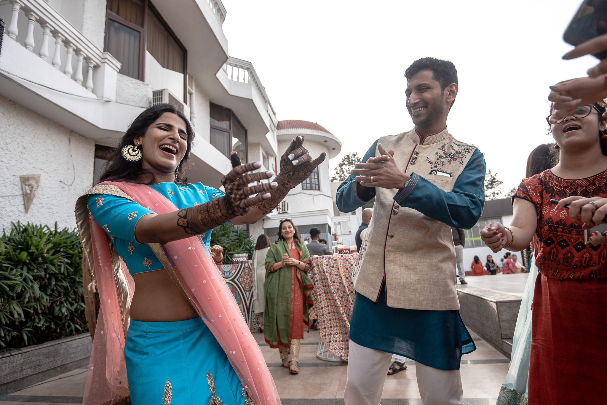Punjabi + Marathi fusion wedding at New Delhi, India