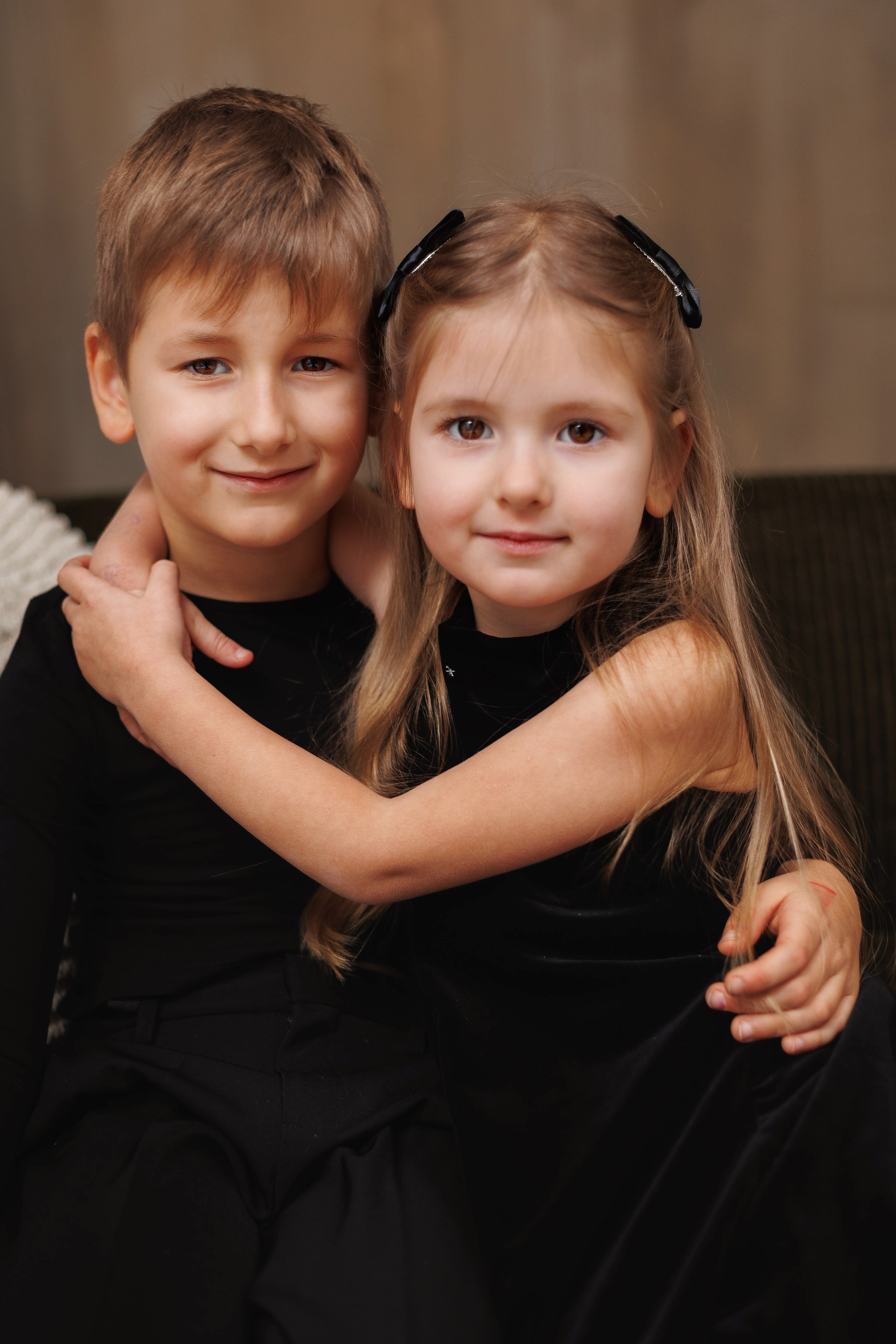 Новогодняя съёмка в студии. Семейный и детский фотограф в Вильнюсе Светлана Наумова