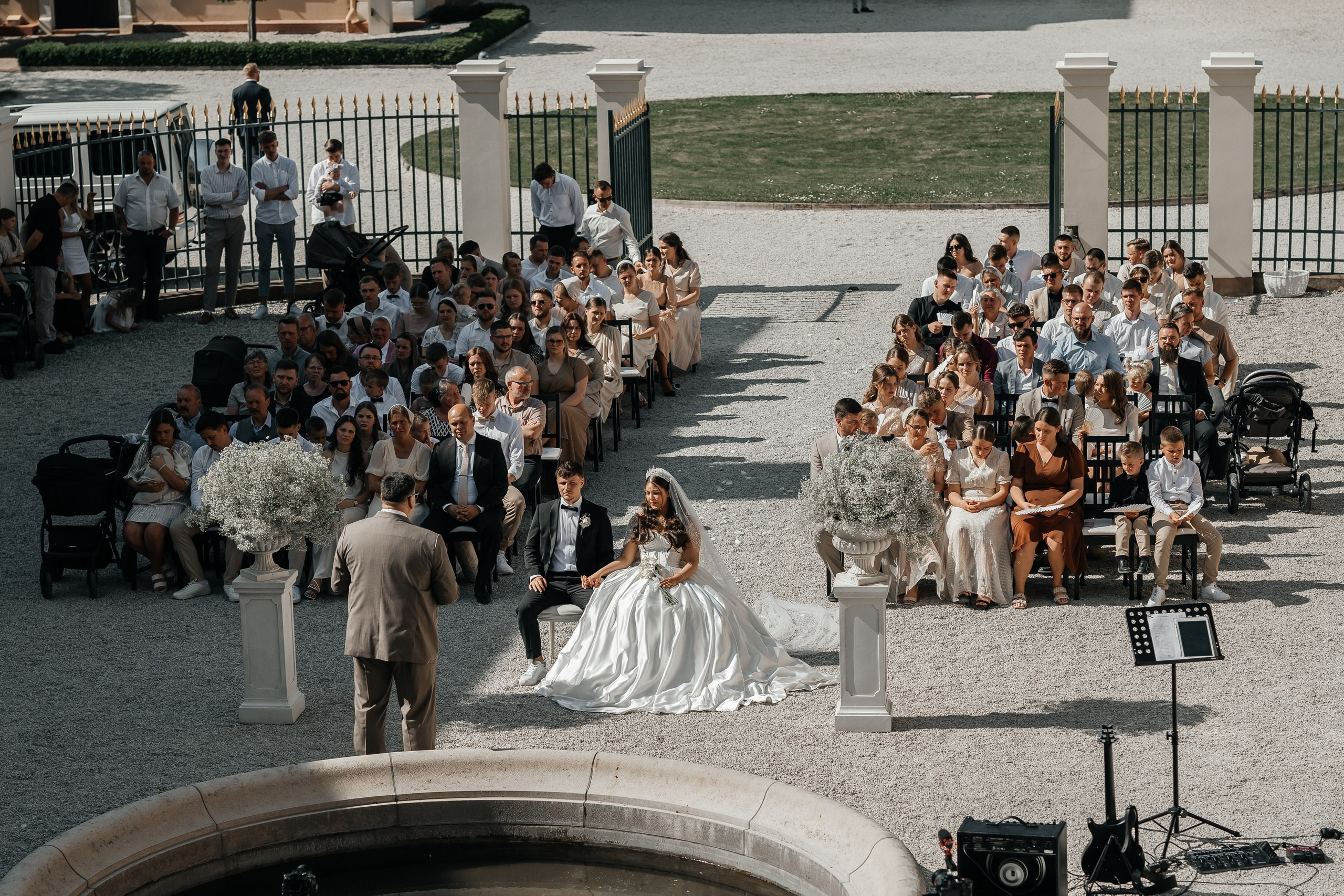 Ceremony at Schloss Johannisberg
