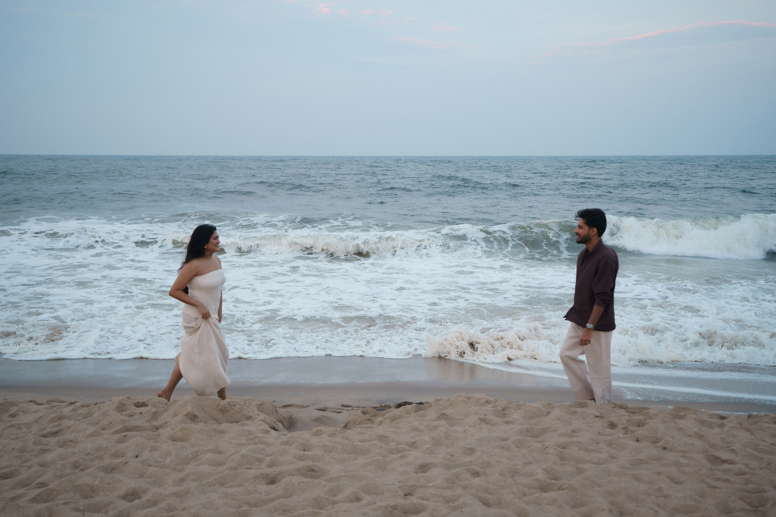 Beach engagement. New York + travel photographer