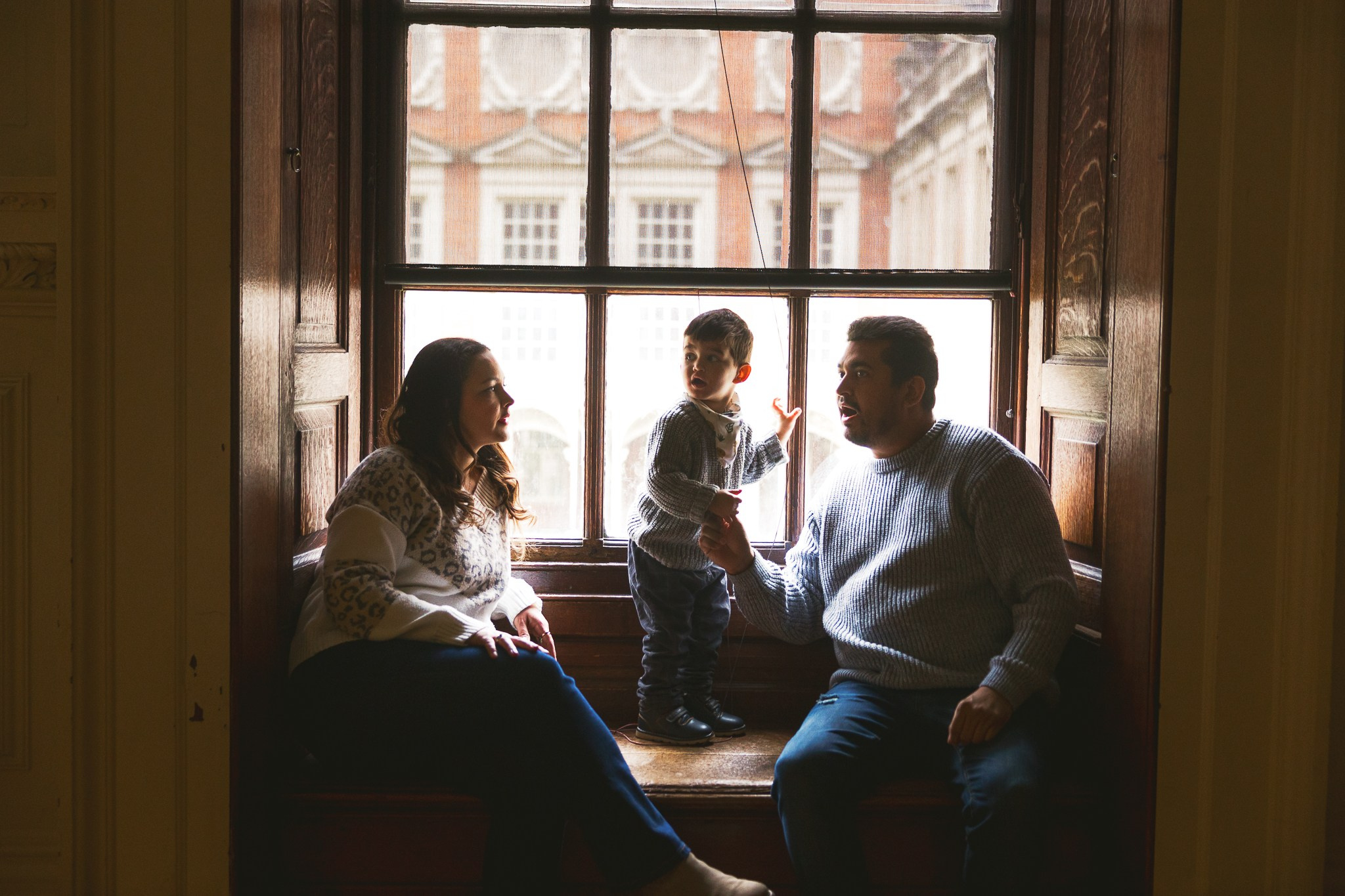 Exploring the Museum with Ana Paula, Thiago & Leo. Giandamorgana