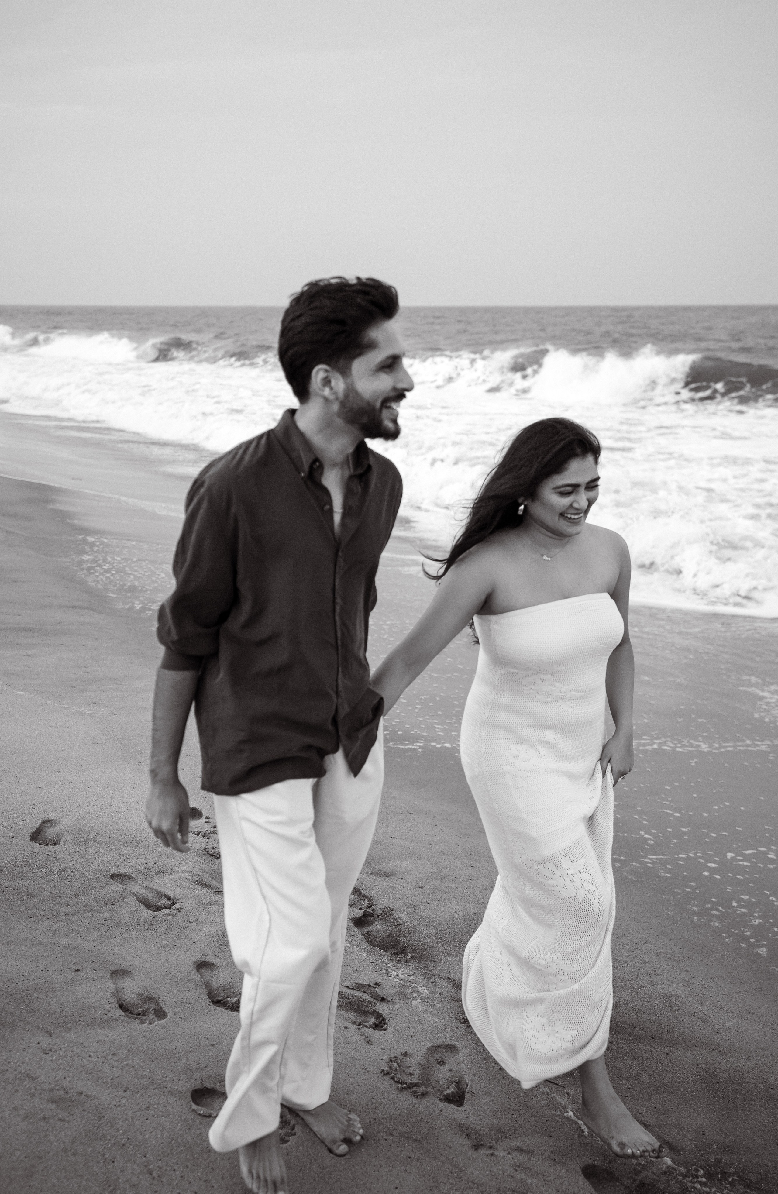 Beach engagement. New York + travel photographer