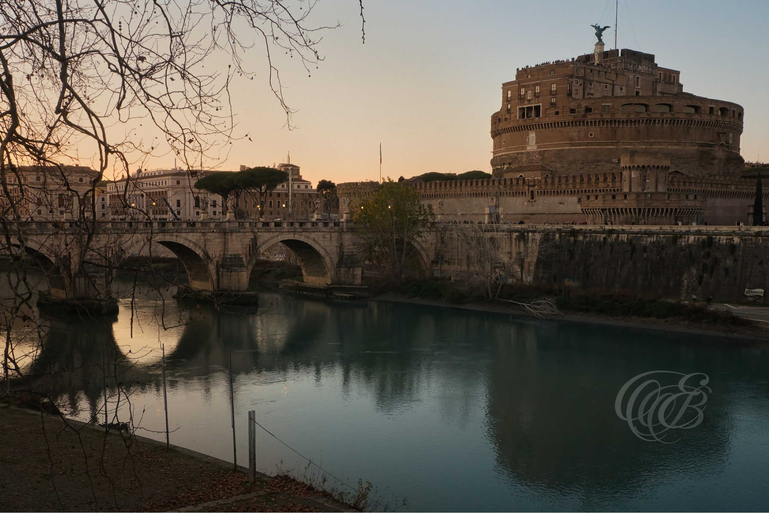 Photography of Italy — Castel Sant’Angelo at Sunset — Eduardo Bartoli Fine Art & Travel Photography