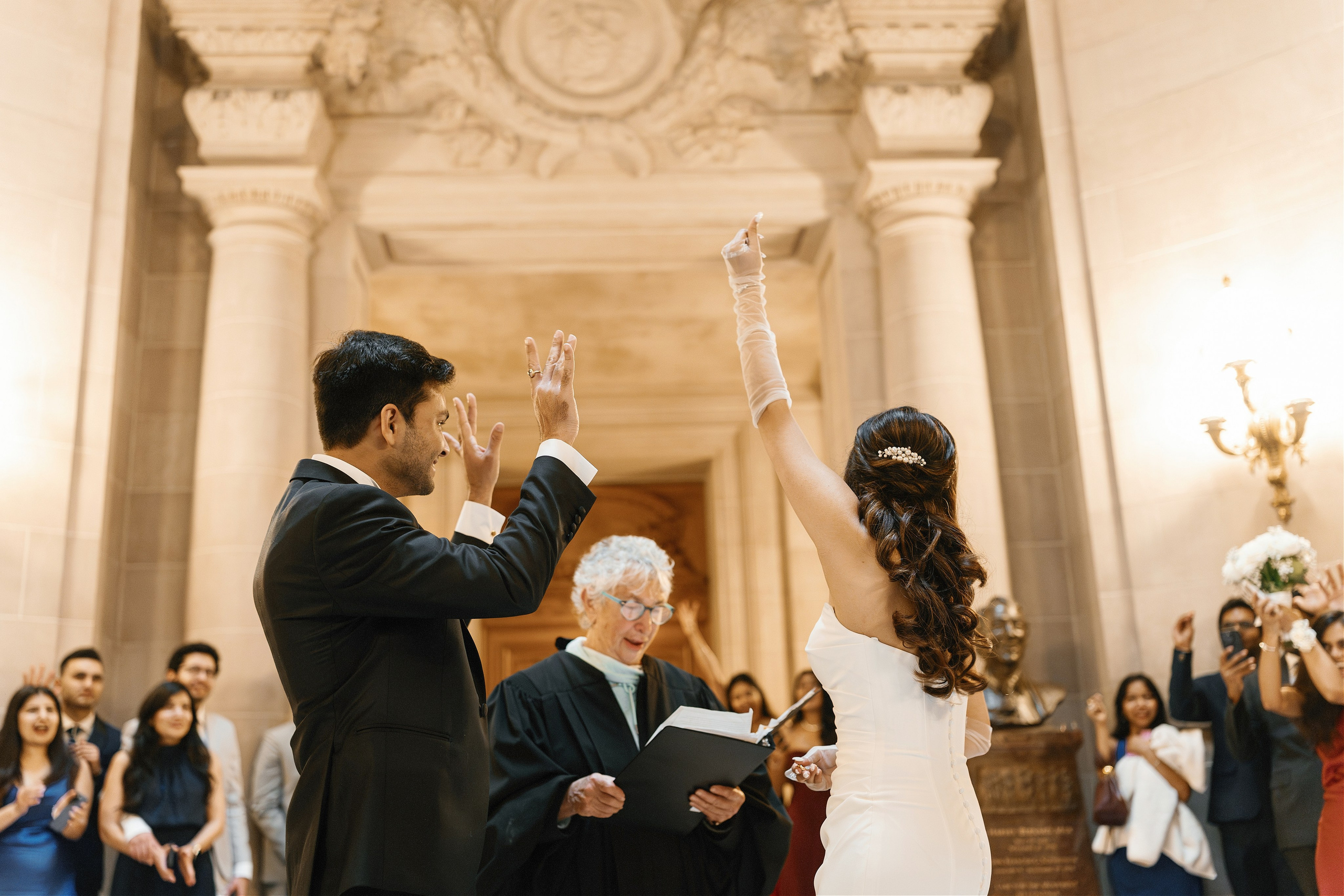 San Francisco City Hall Wedding. Wedding Photography & Videography Team in California, Los Angeles, San Francisco, San Diego and Travel