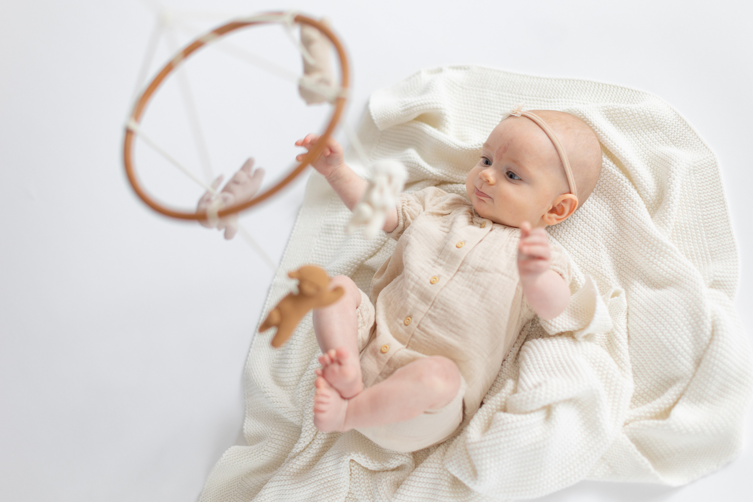 Babyshooting, 6 Monate, Familienshooting, Fotograf Osnabrück, Studioshooting, Bohoshooting