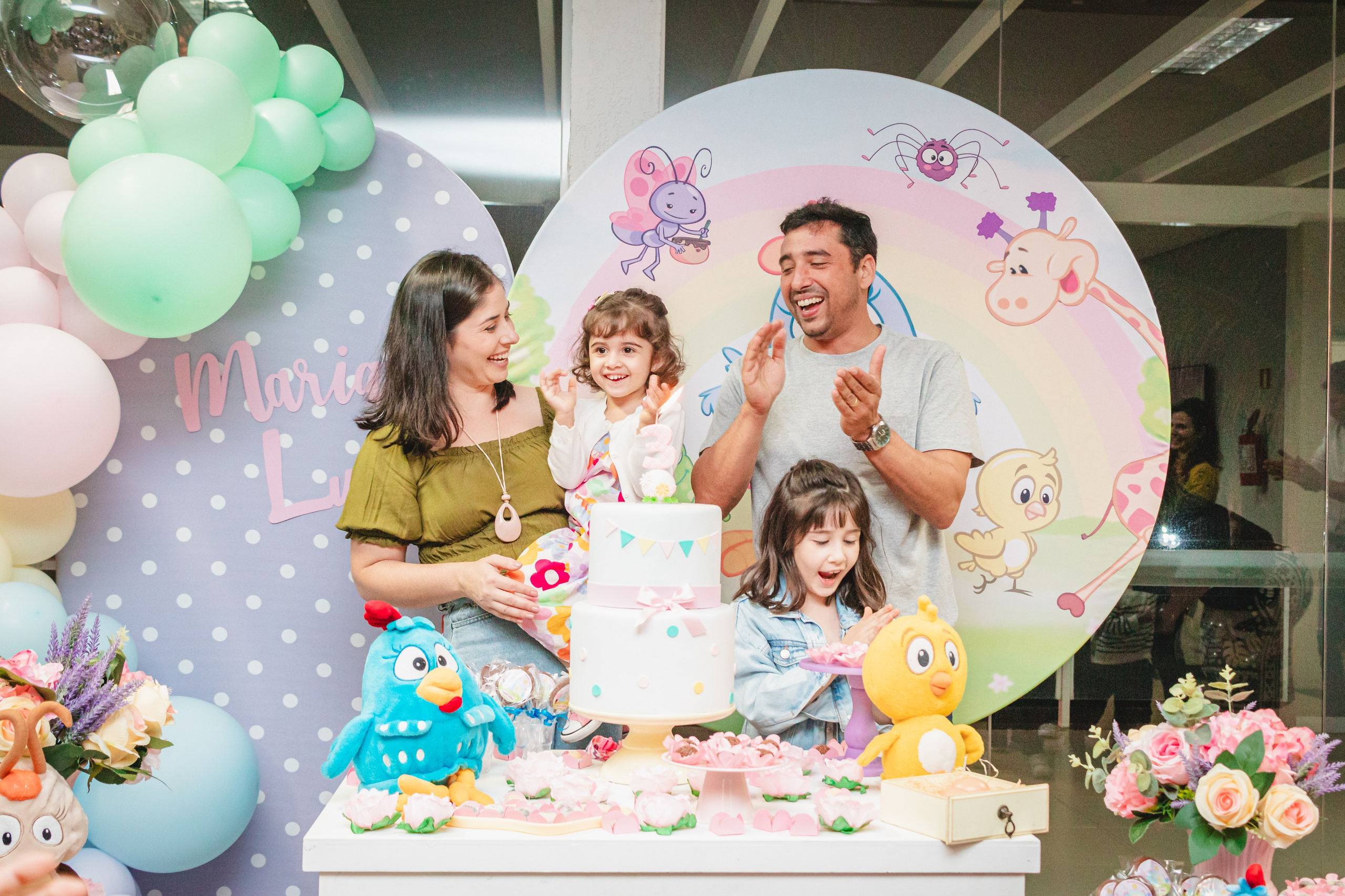 Maria Luiza — Aniversário 3 anos. Principal