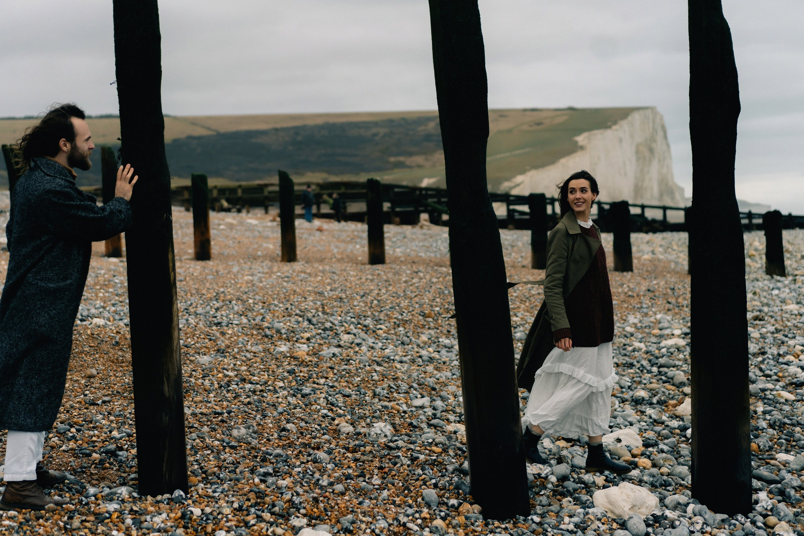 Engagement session in Seven Sisters. London portrait and family photographer